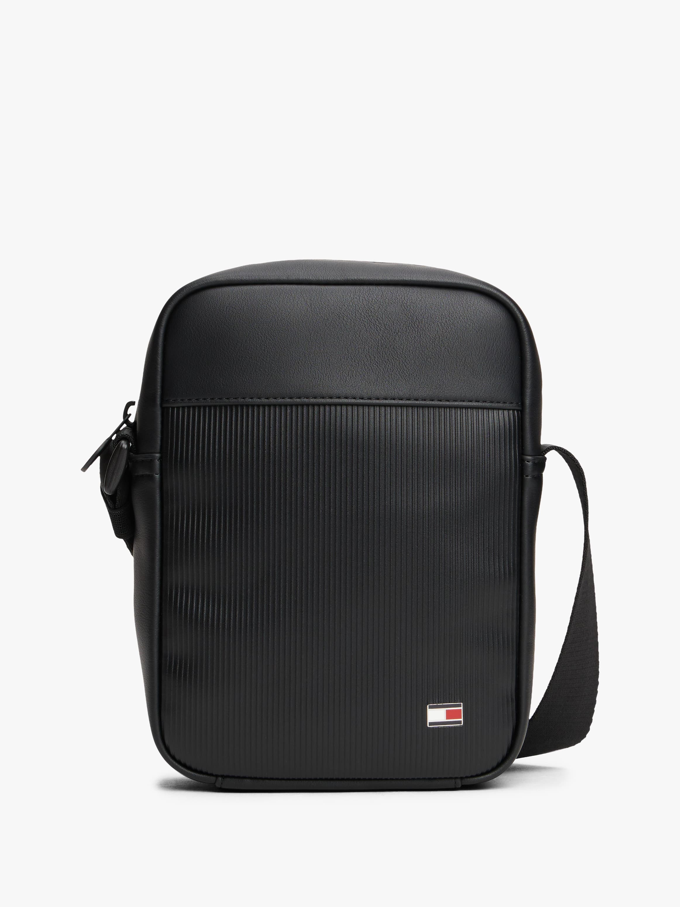 Hilfiger Flag Ribbed Crossbody Reporter Bag