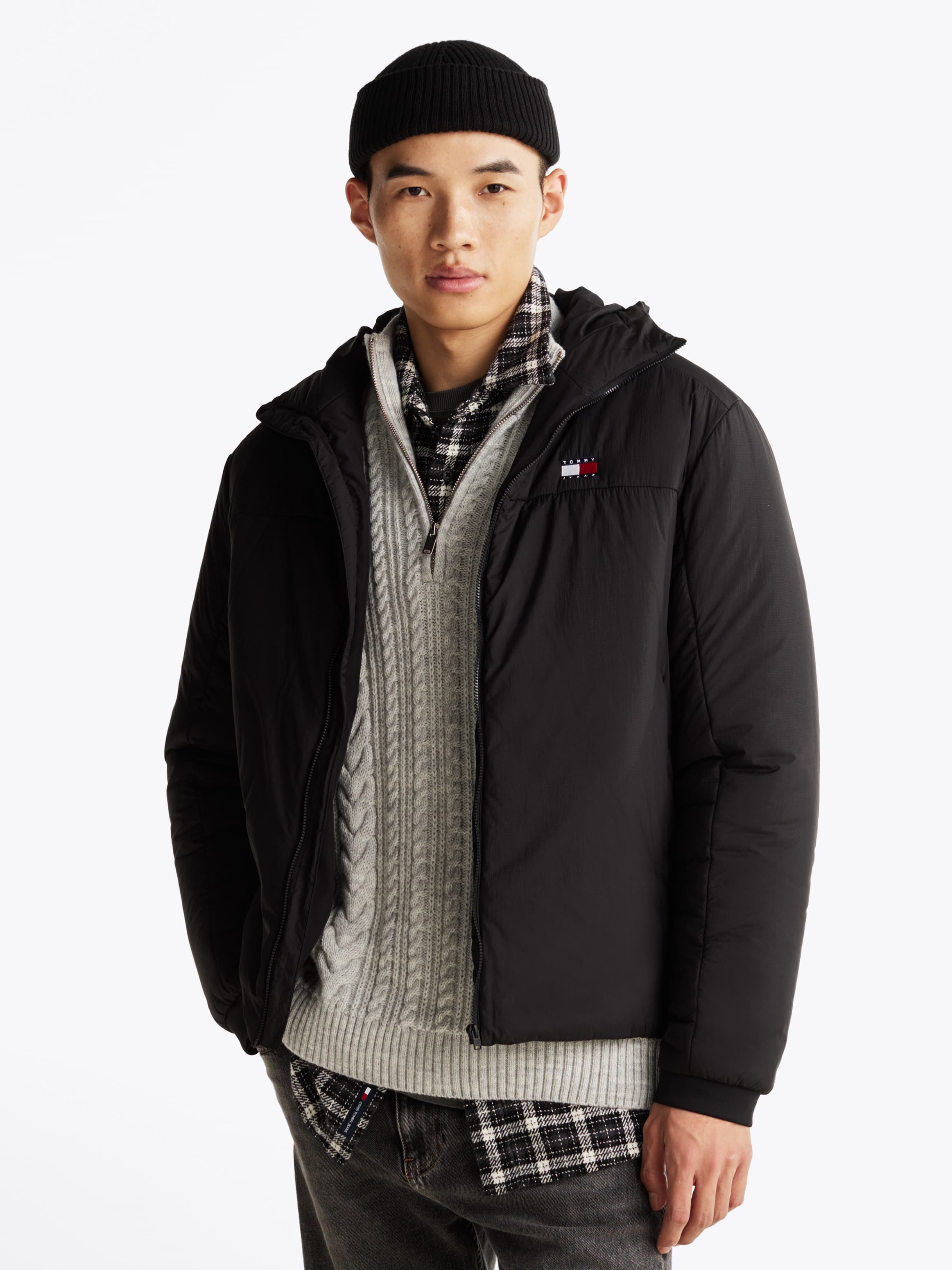 Lightweight Hooded Windbreaker Jacket