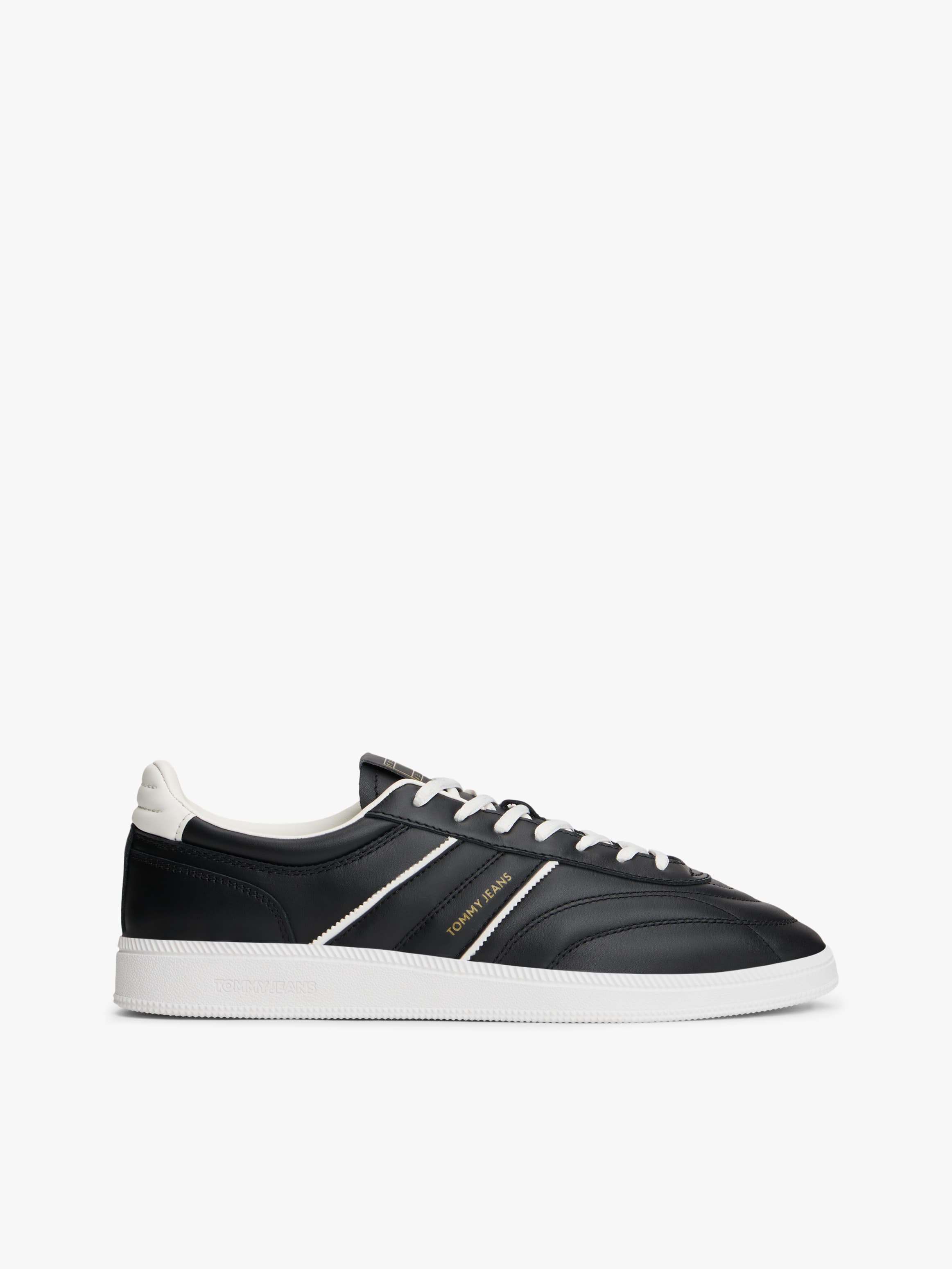 The Greenwich Topstitch Leather Trainers