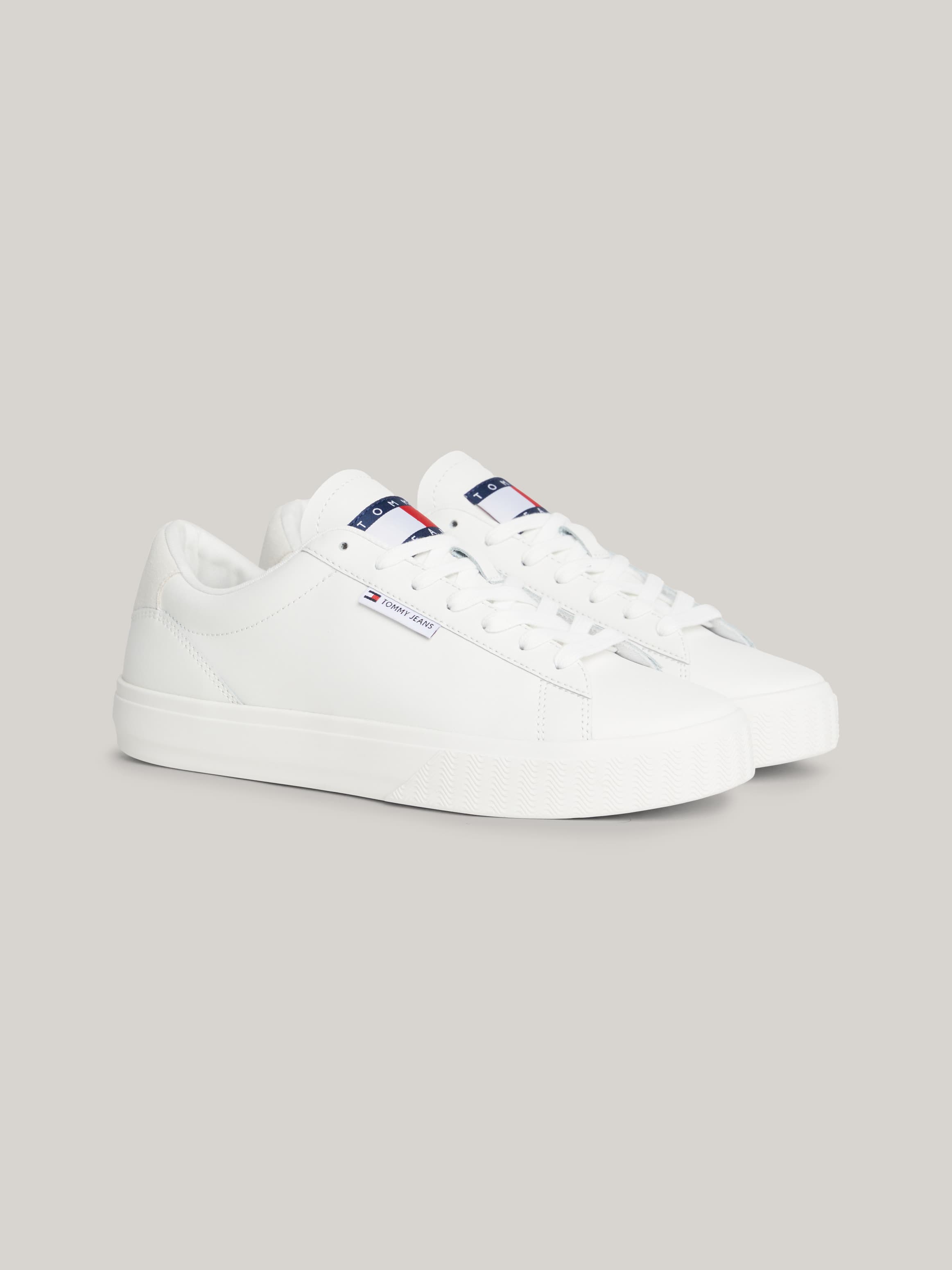 Essential Leather Contrast Cupsole Trainers