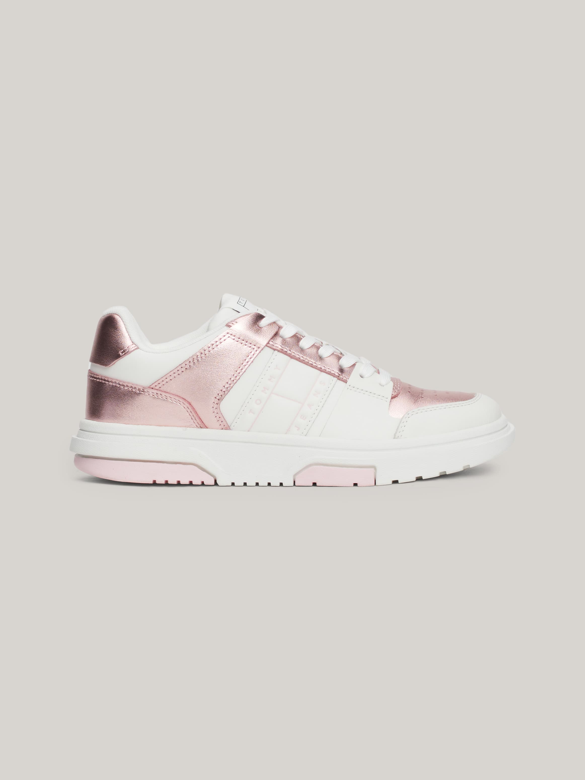 The Brooklyn Metallic Leather Trainers