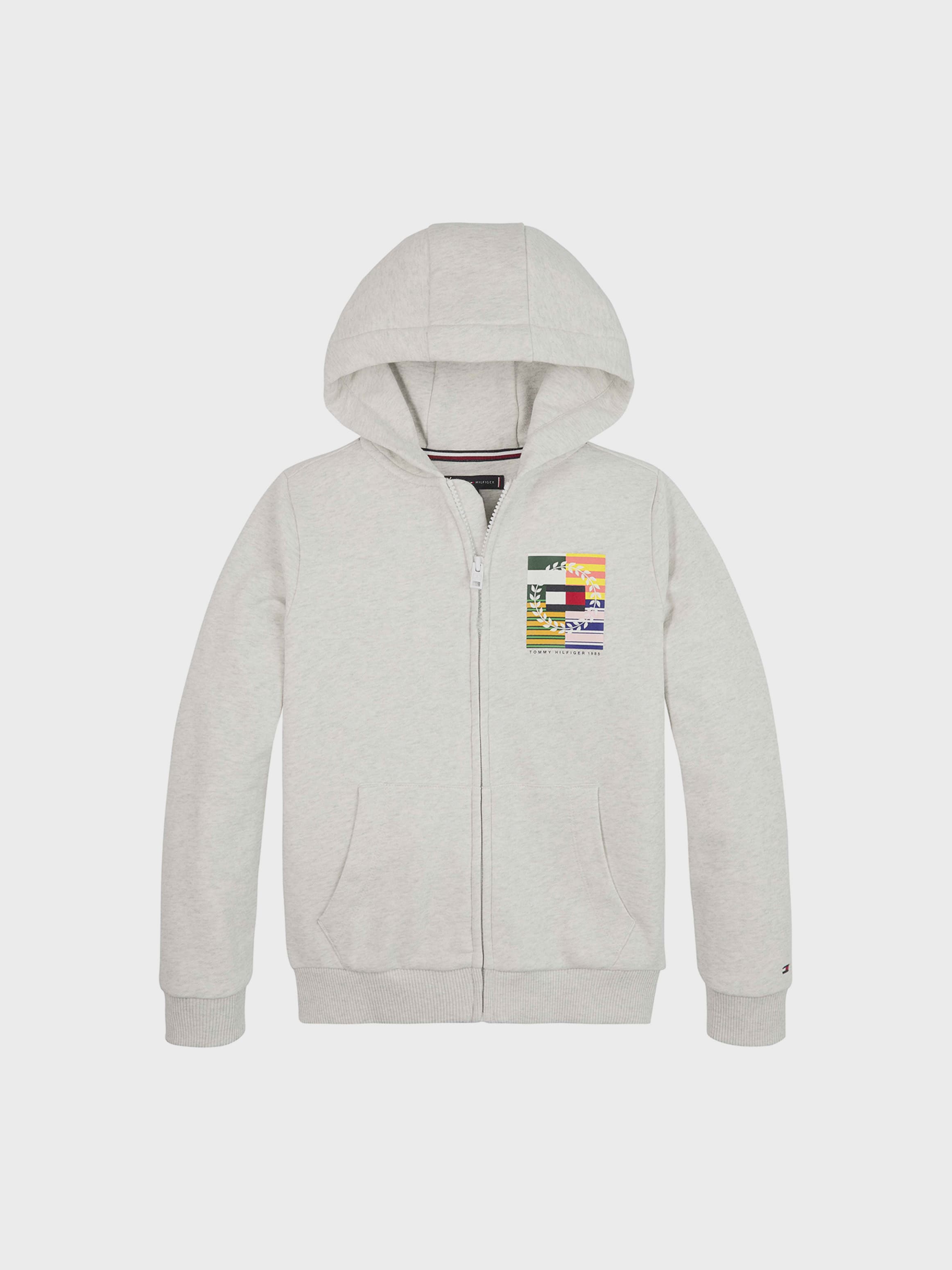 Logo Print Long Sleeves Hoodie