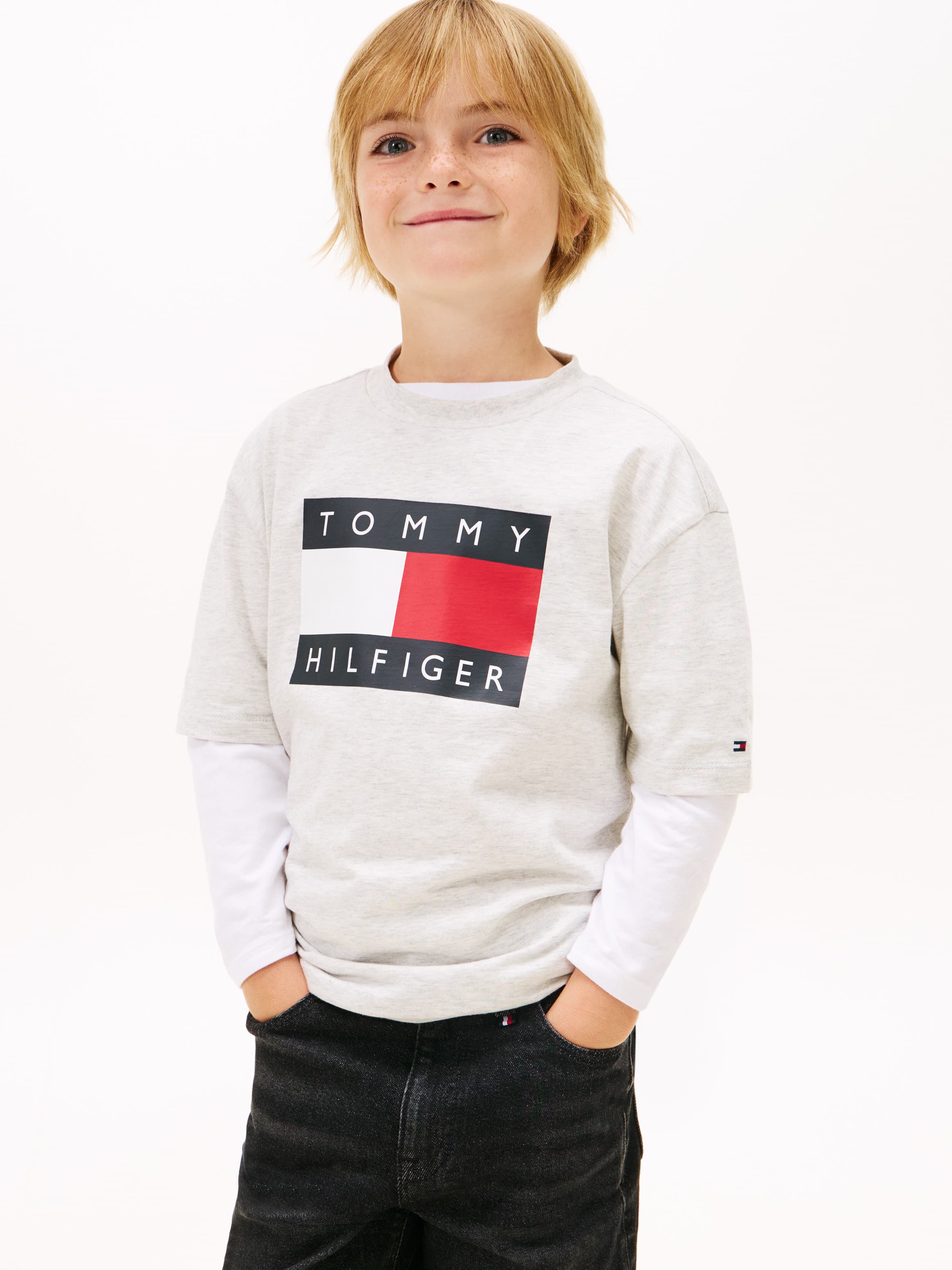 Heritage Flag Print Jersey T-Shirt