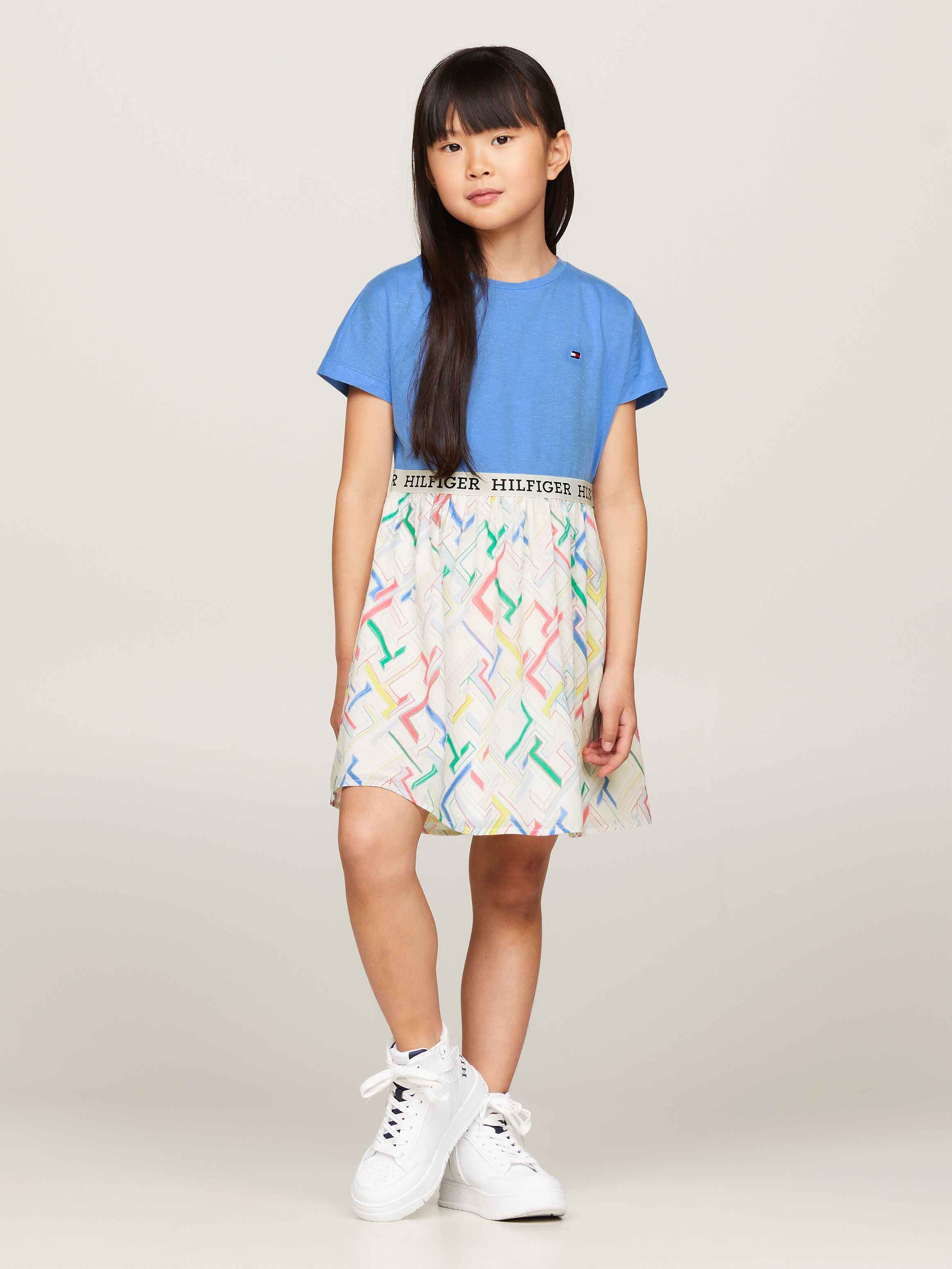TH Monogram Fit and Flare Dress