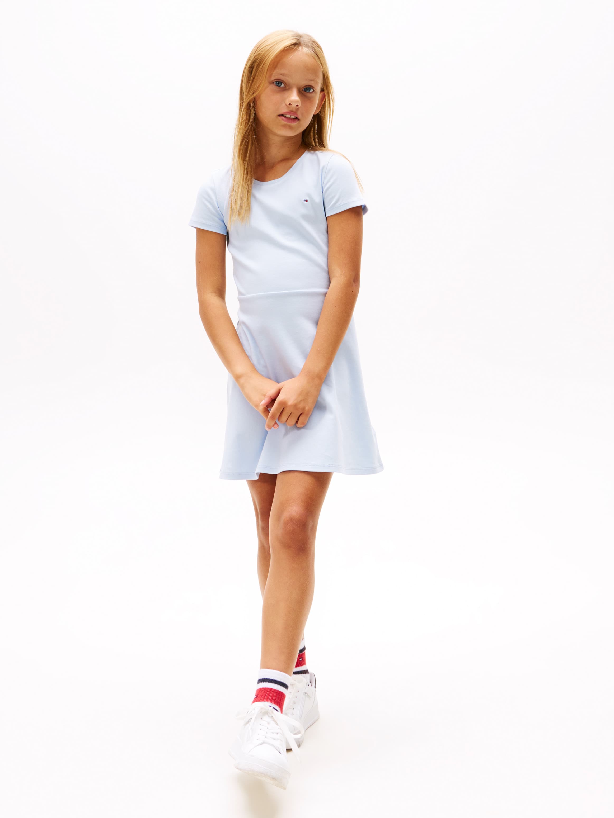 Round Neck Skater Dress