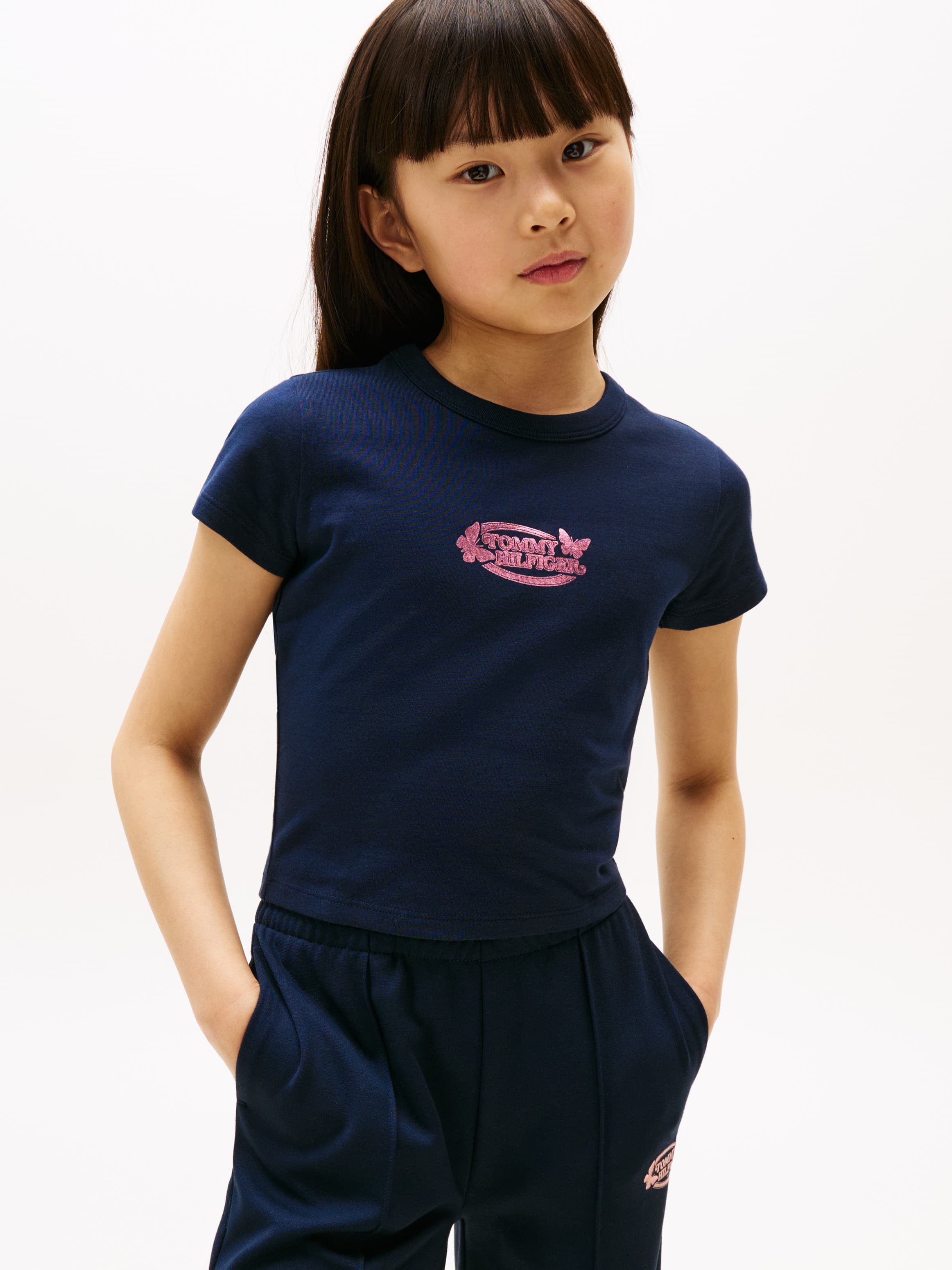 Metallic Logo Extra Slim T-Shirt
