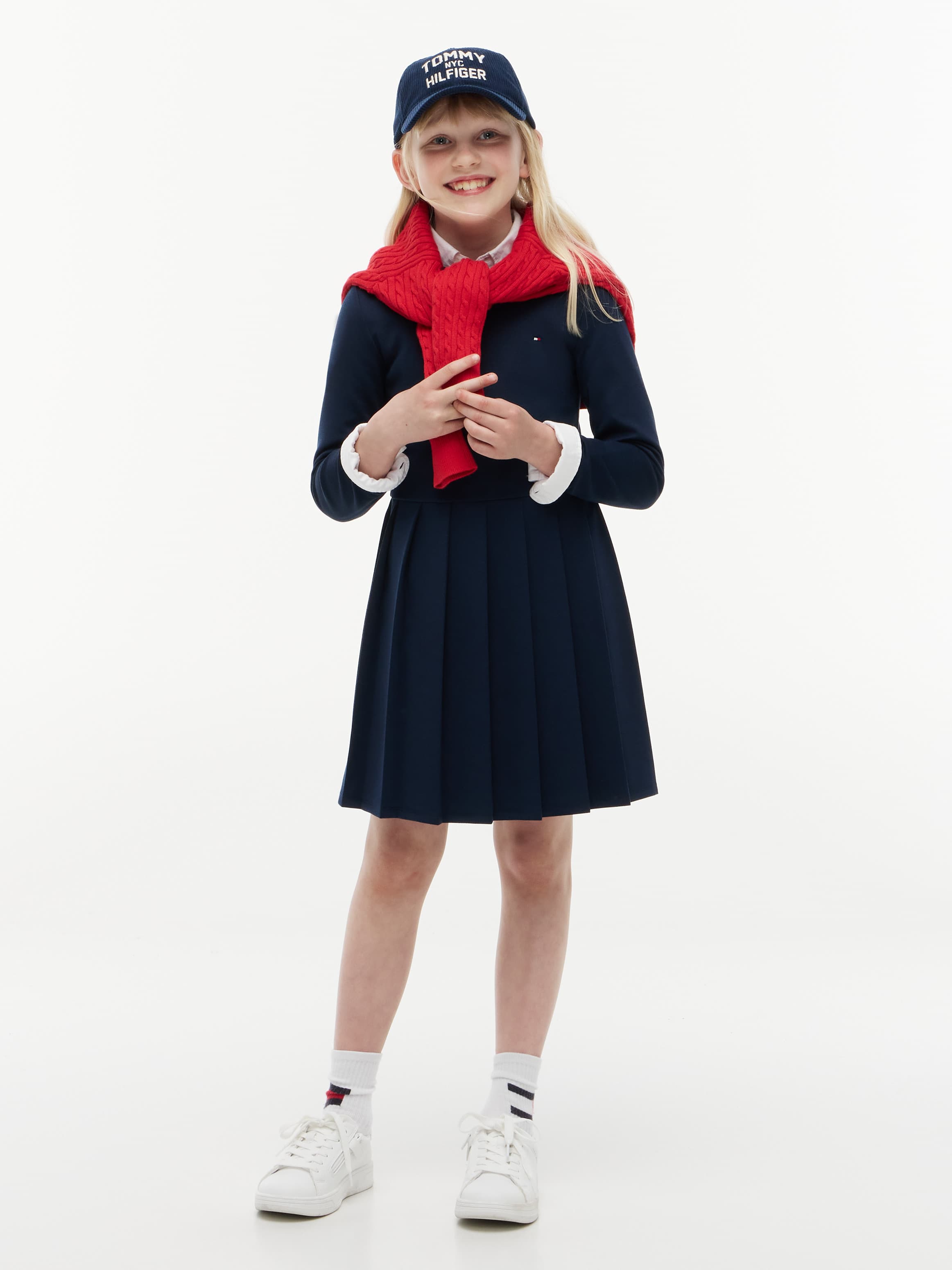 Essential Long Sleeve Skater Dress