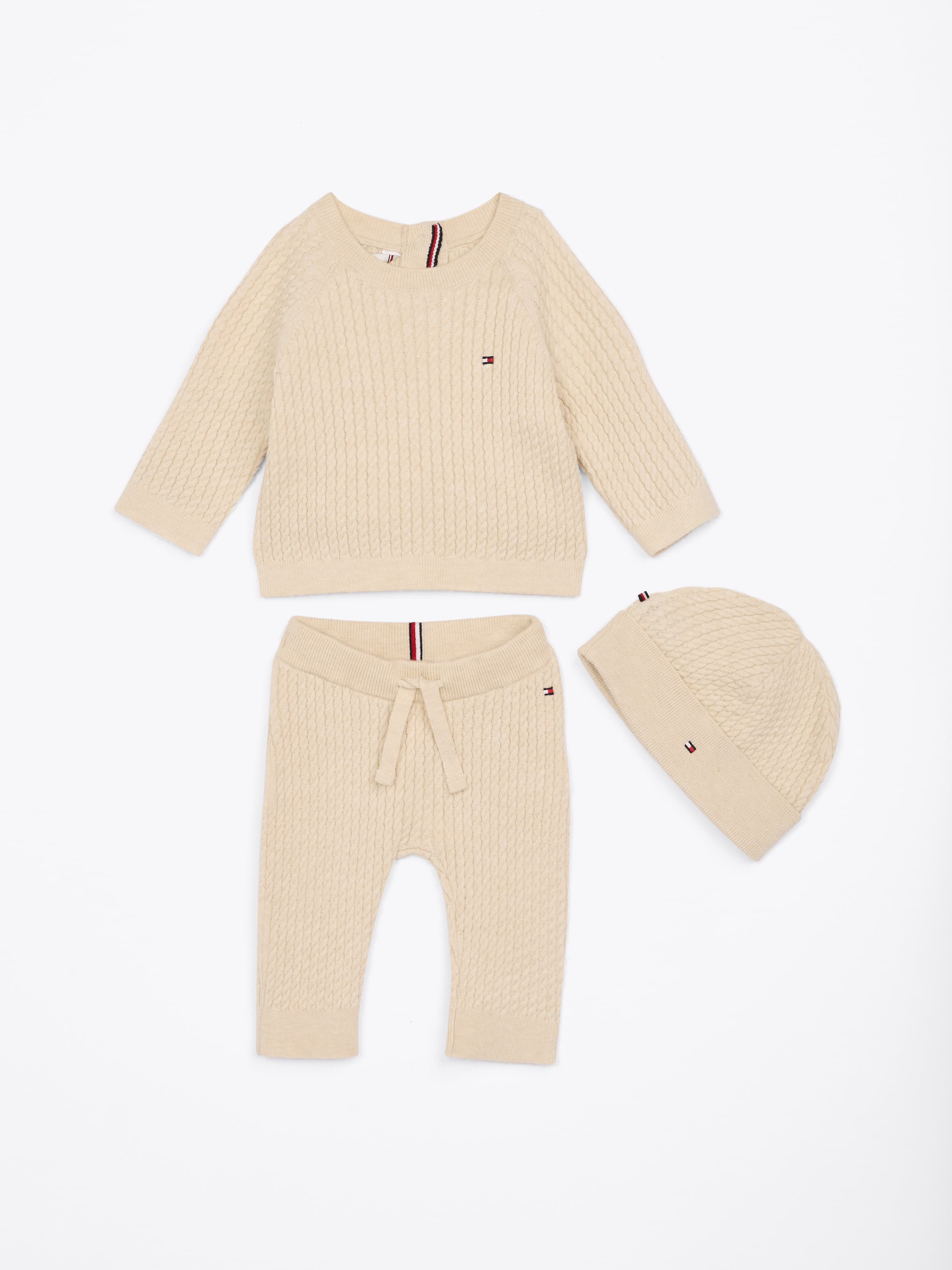 Cable Knit Three-Piece Gift Box