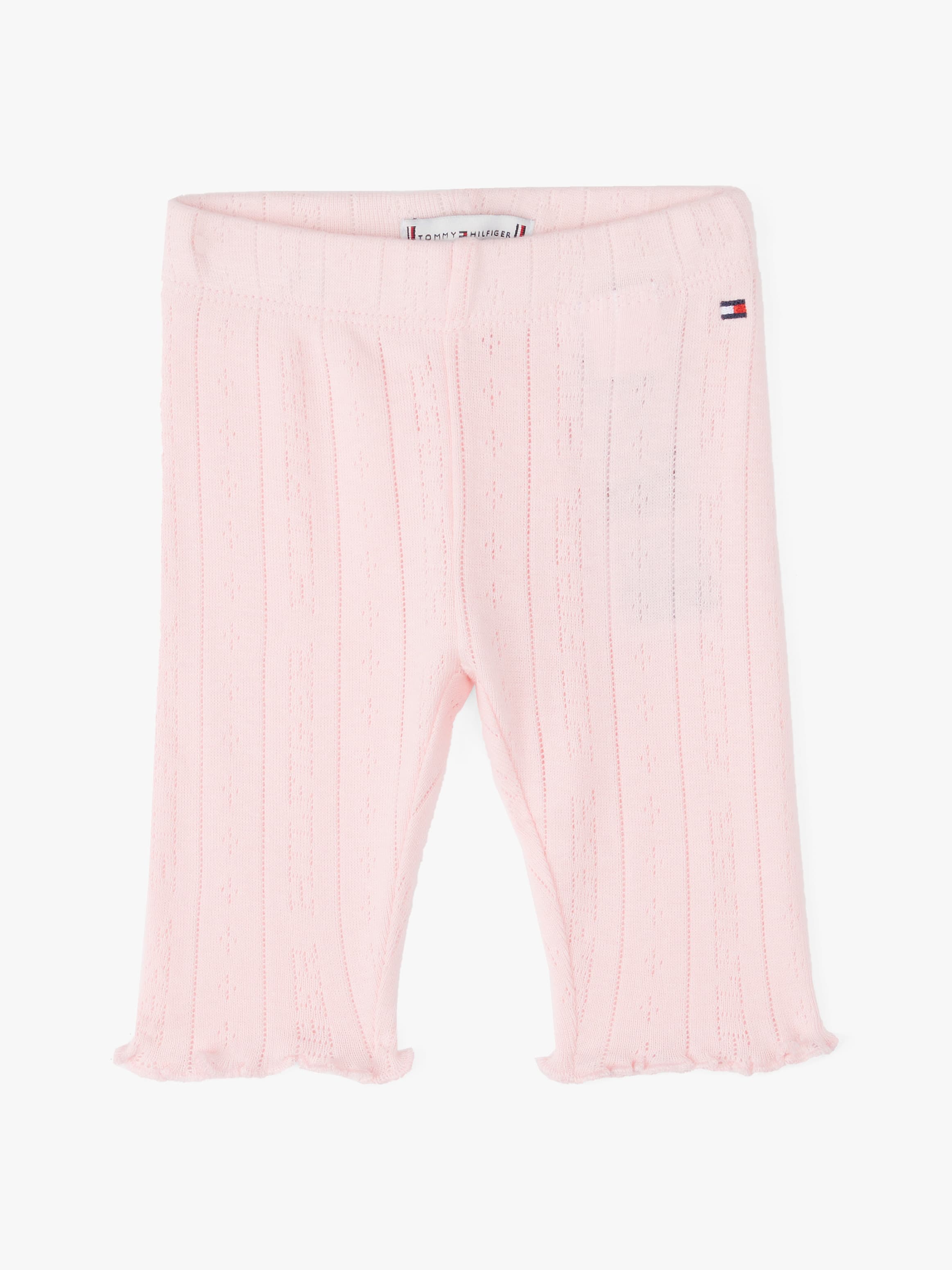 Pointelle Knit Slim Leggings