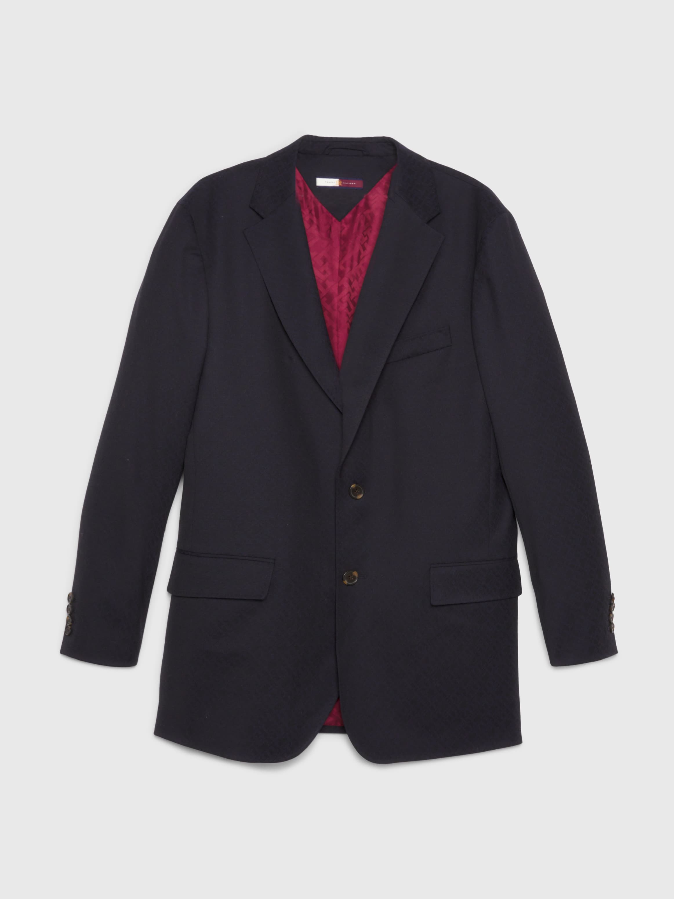 TH Monogram Jacquard Classic Fit Blazer