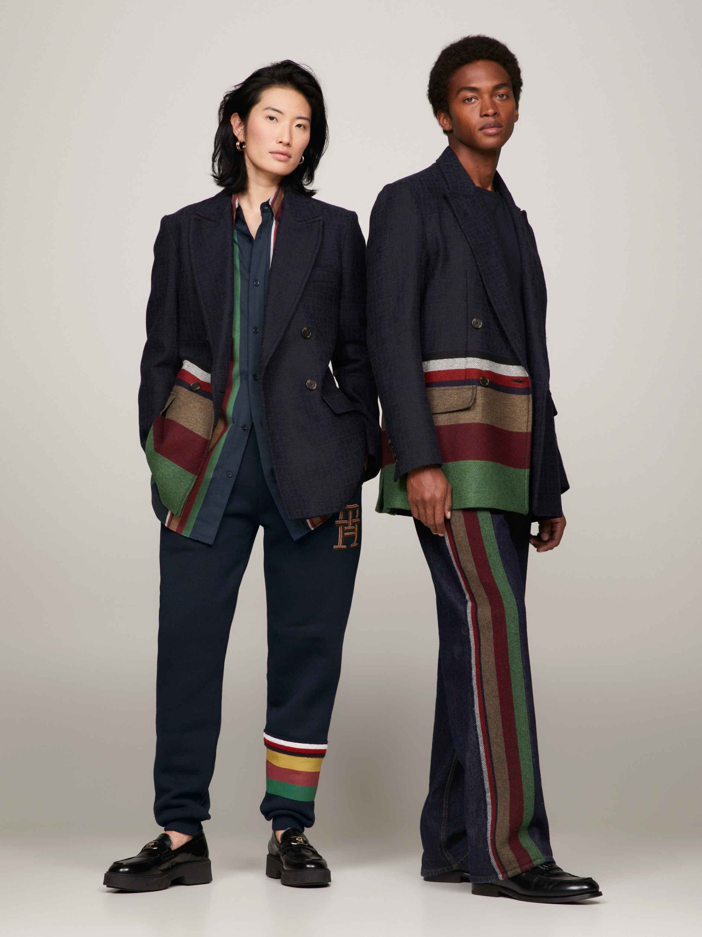Tommy x Pendleton New York Stripe Boxy Blazer