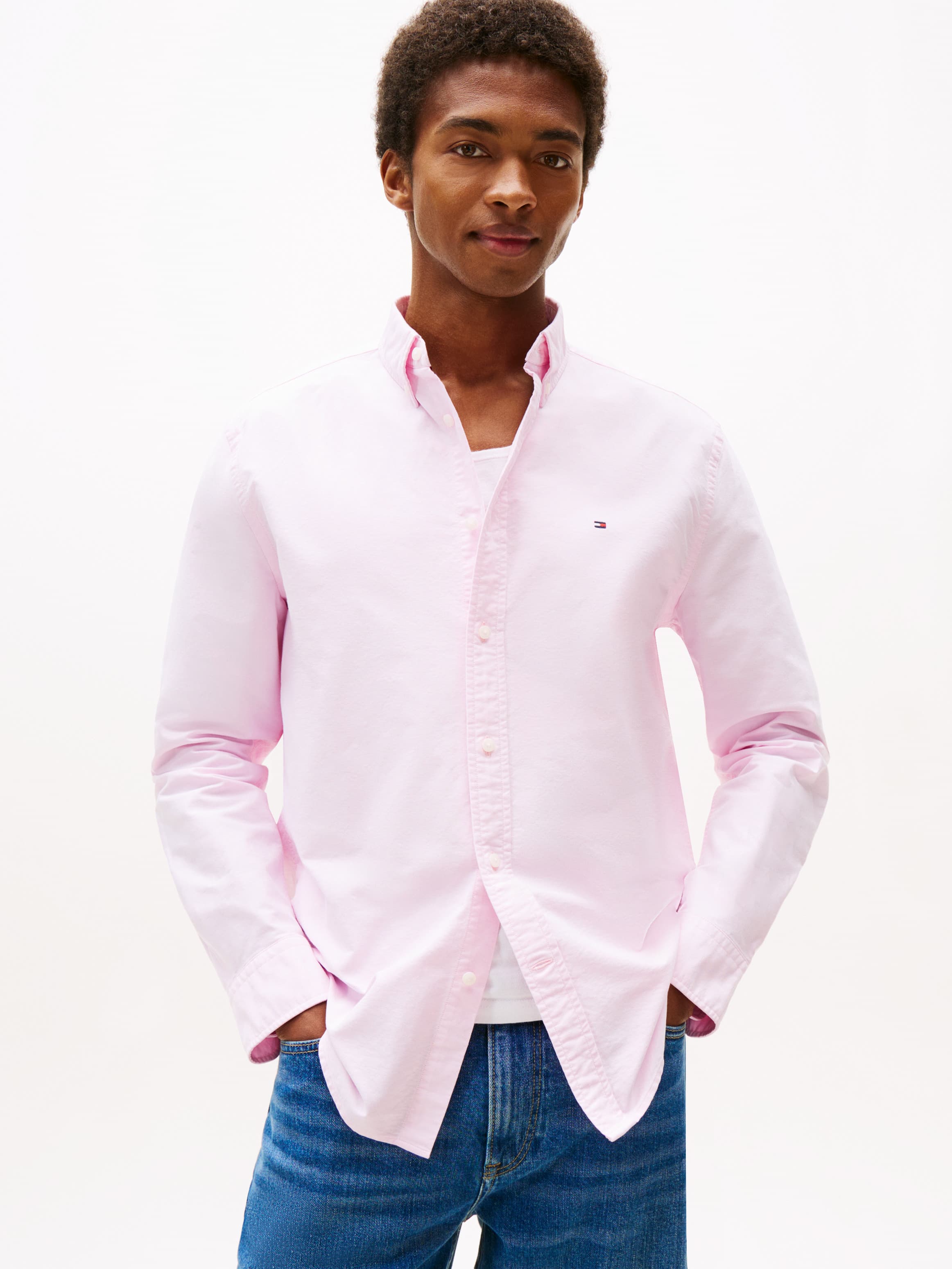 Regular Fit Button-Down Collar Oxford Shirt