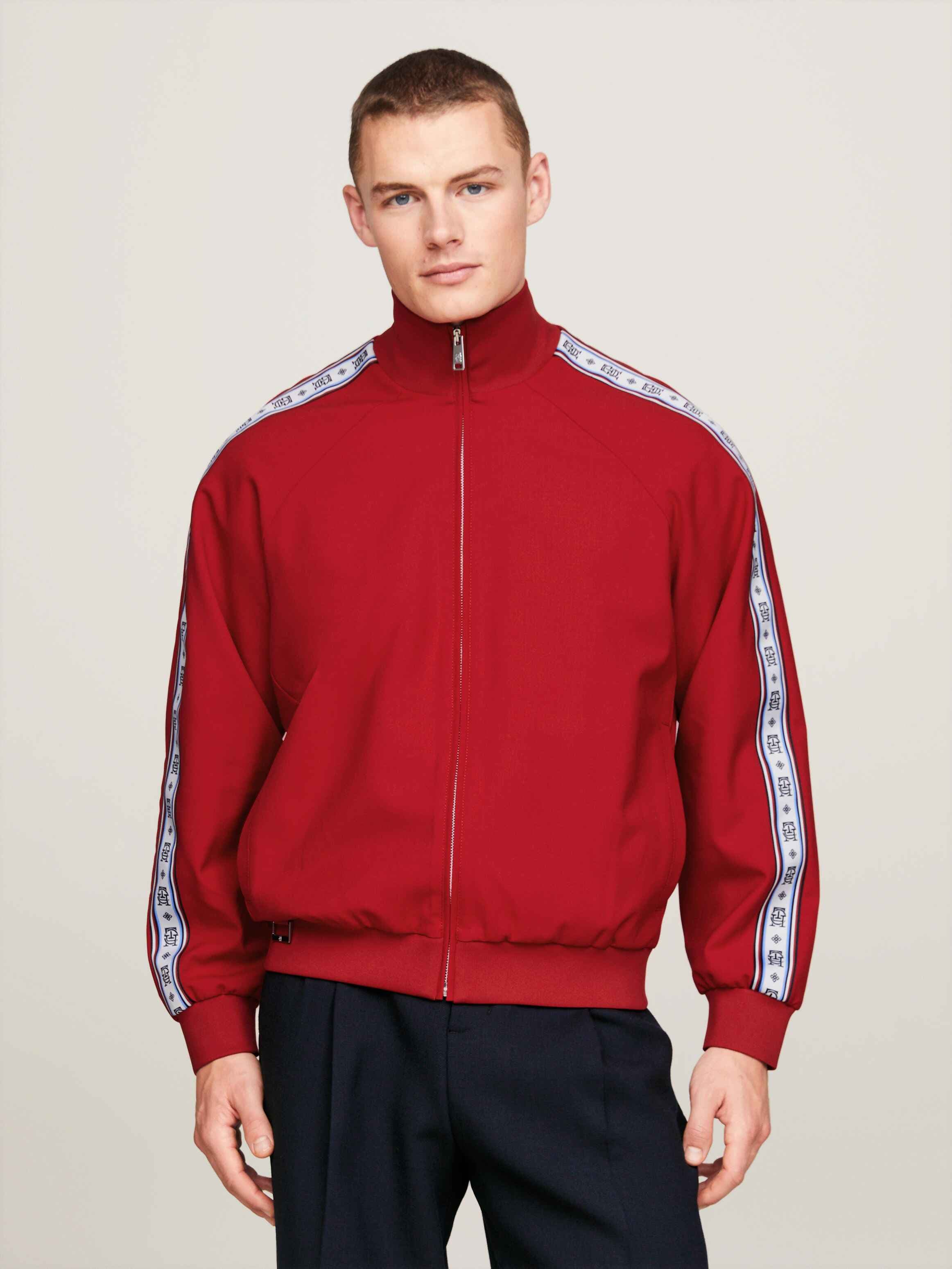 Tommy x CLOT Repeat Tape Zip-Thru Sweatshirt