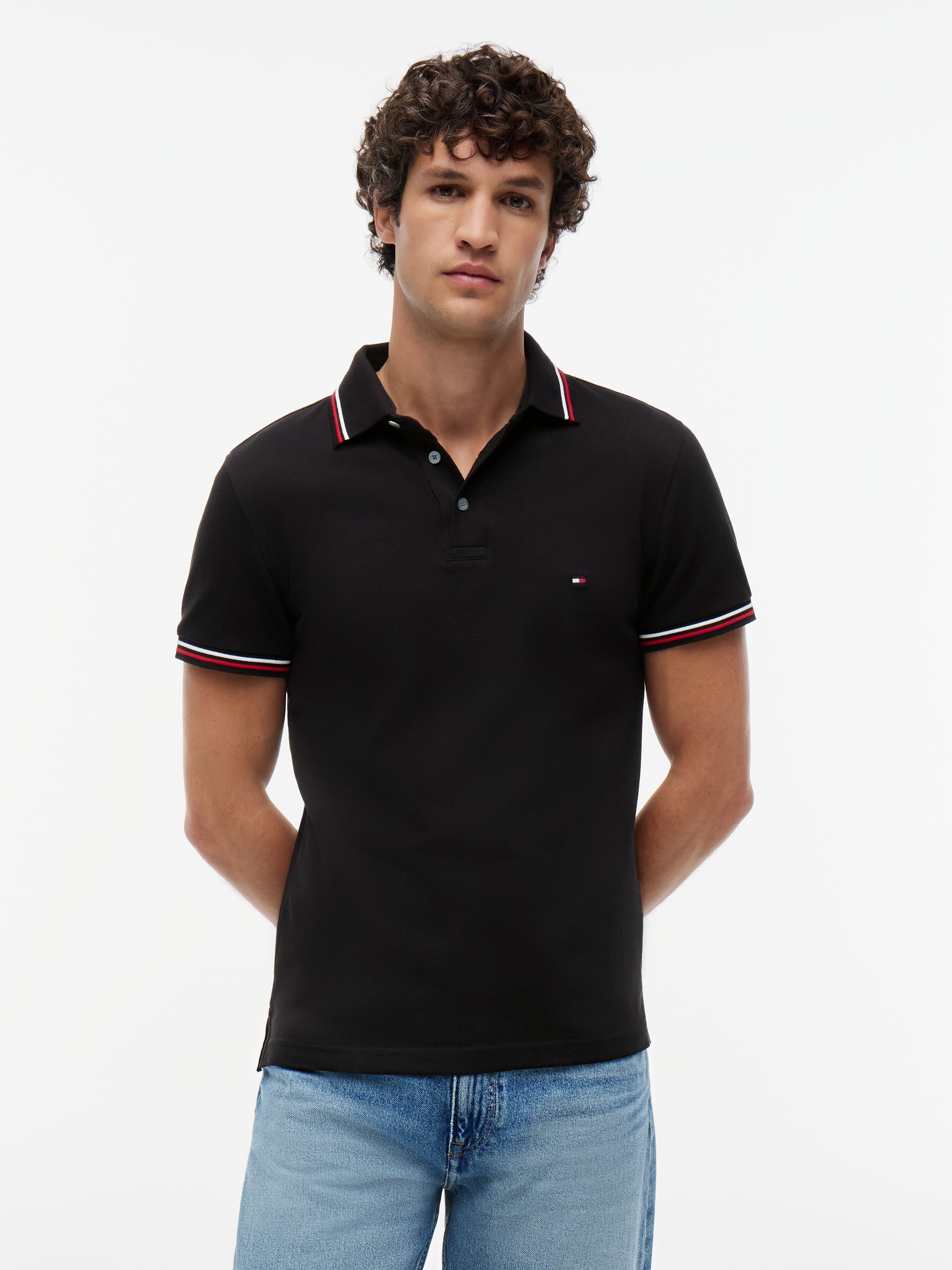 Slim Fit Tipped Polo Shirt