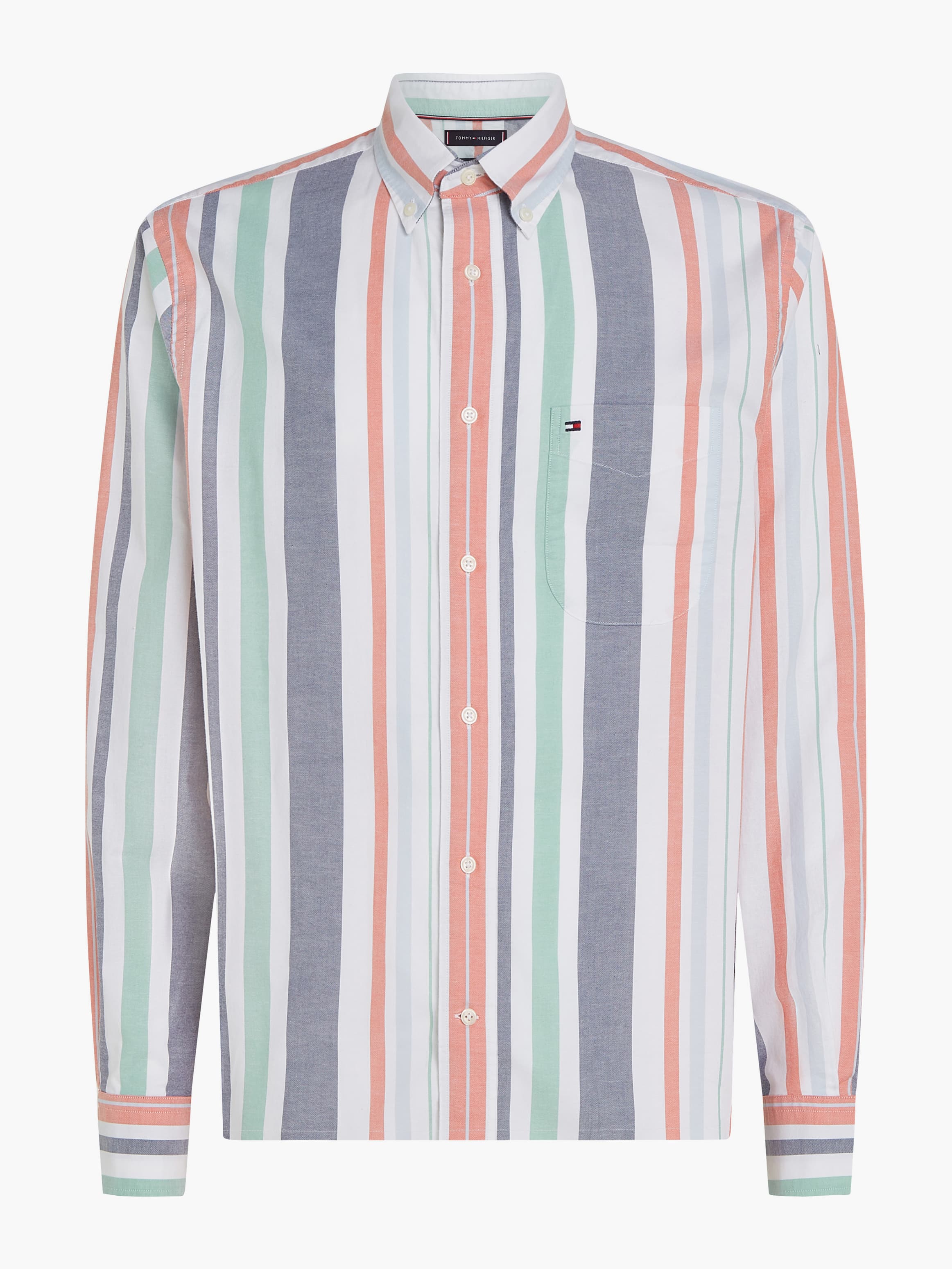 Relaxed Fit Stripe Oxford Shirt
