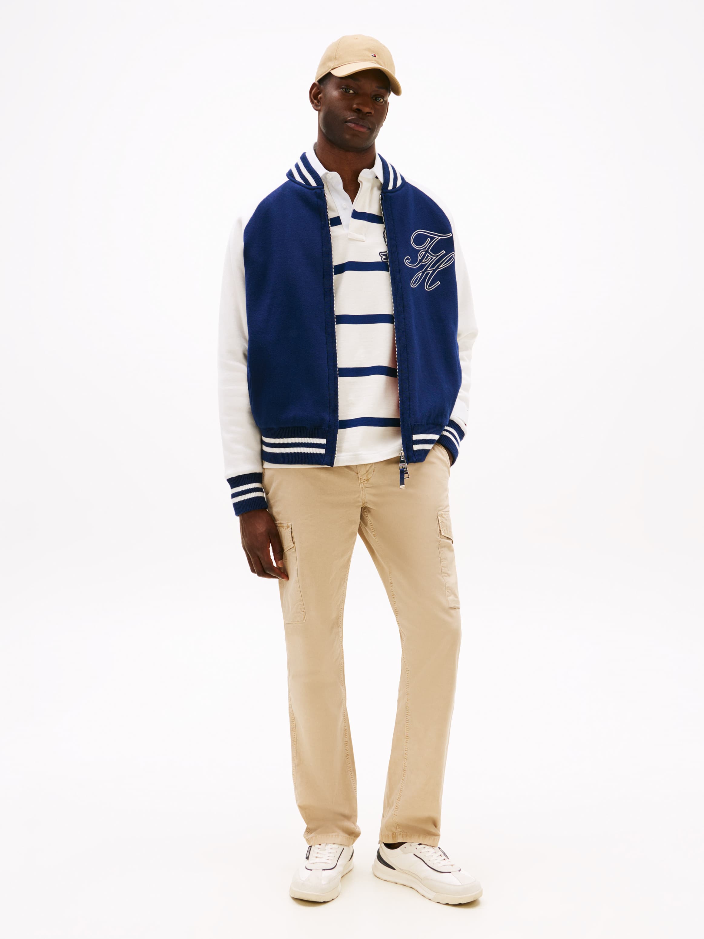 Denton Straight Leg Twill Cargo Trousers