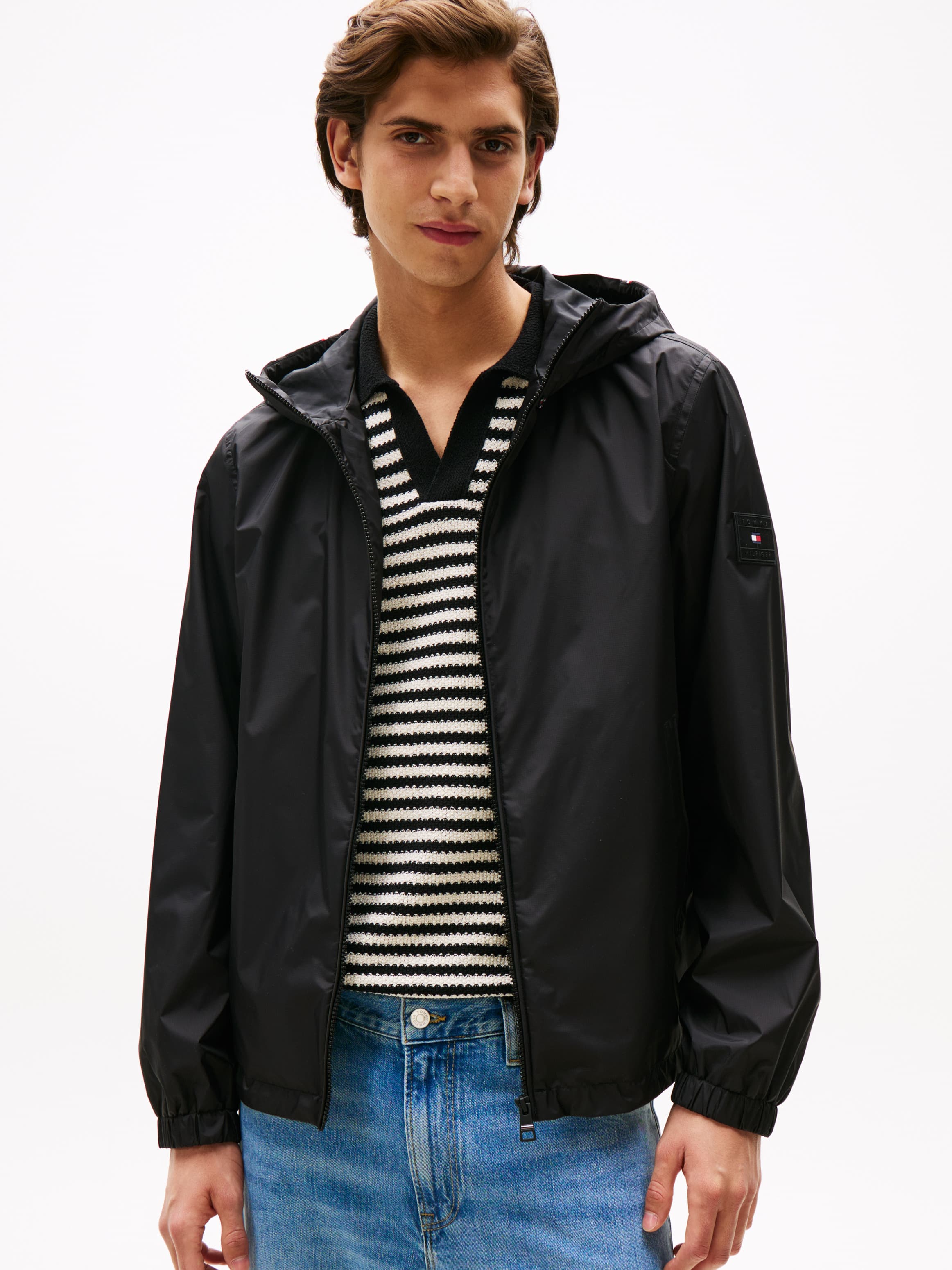 Solid Hooded Jacket