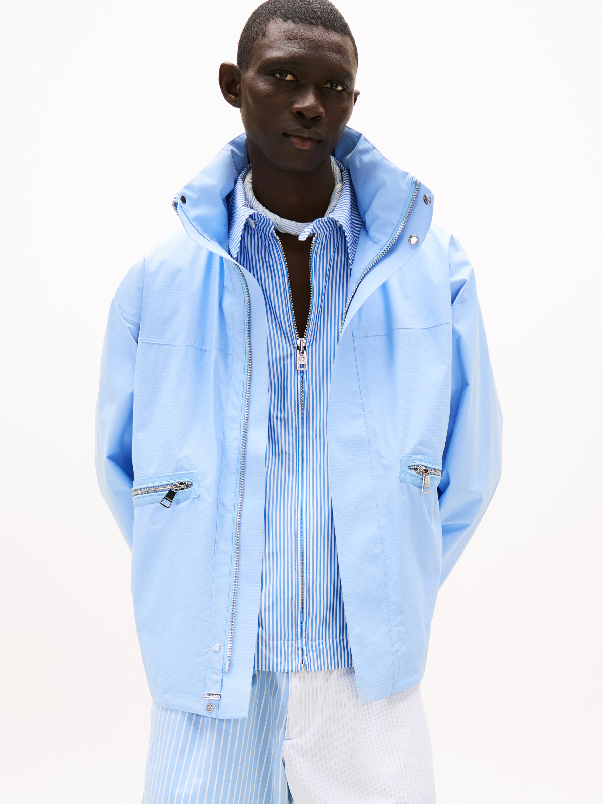 The Runway Collection Ripstop Oversized Windbreaker