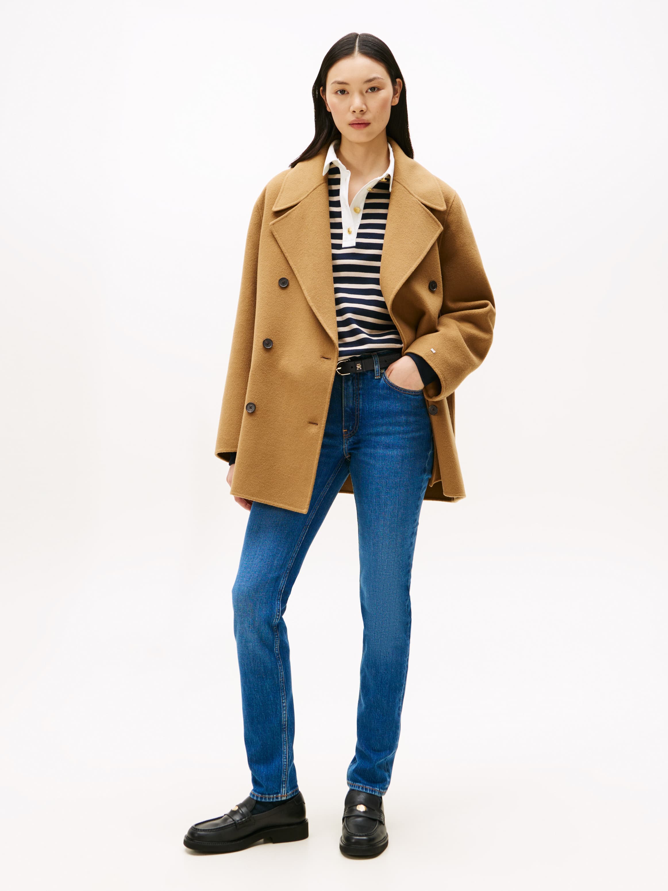 Mid Rise Slim Jeans