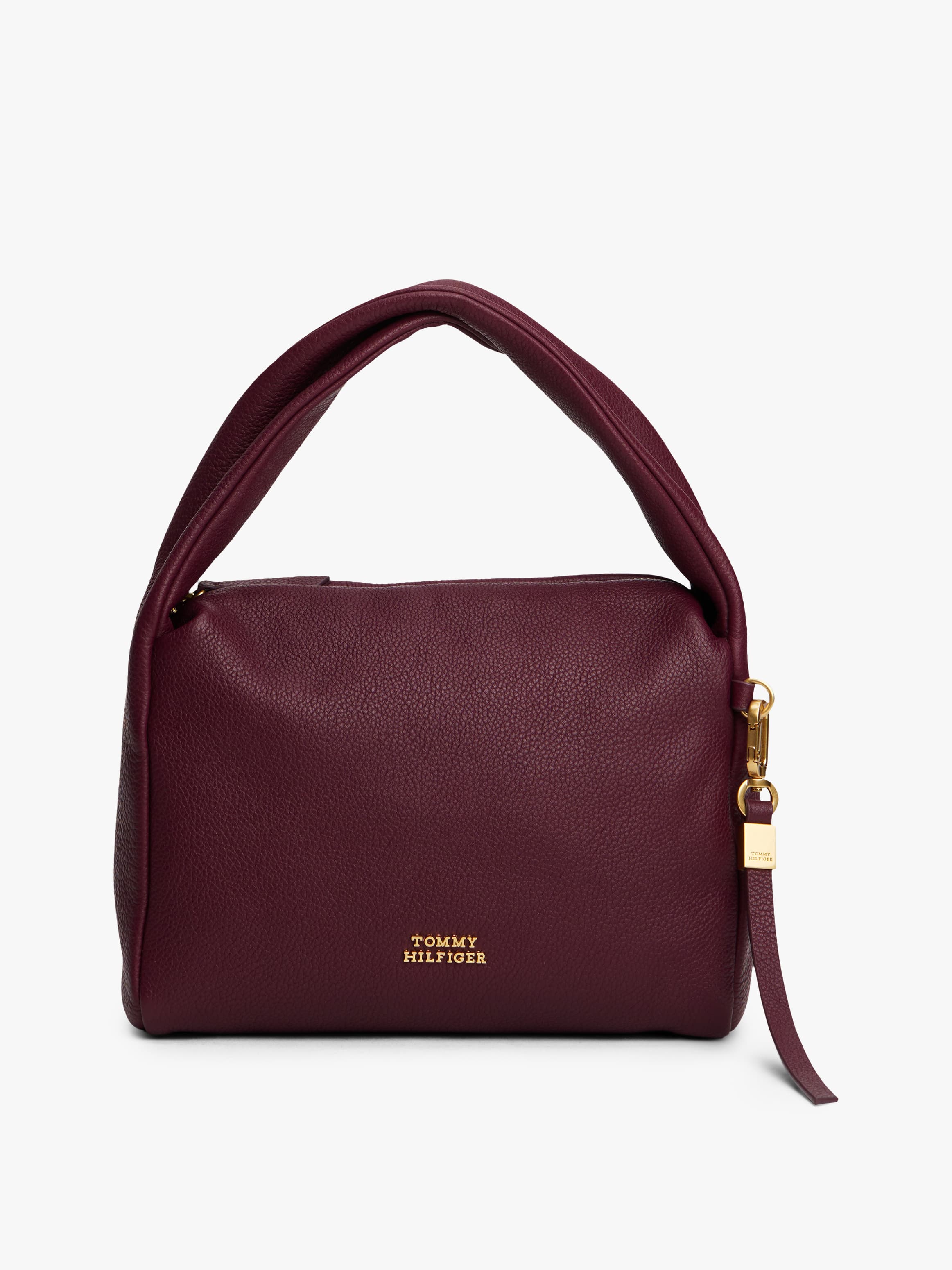 City Leather Twist Handle Bag