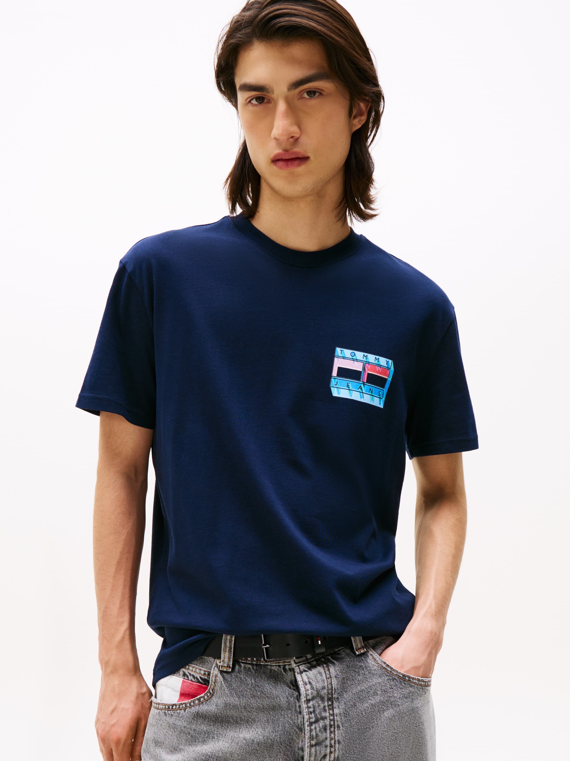 Back Graphic Crew Neck T-Shirt