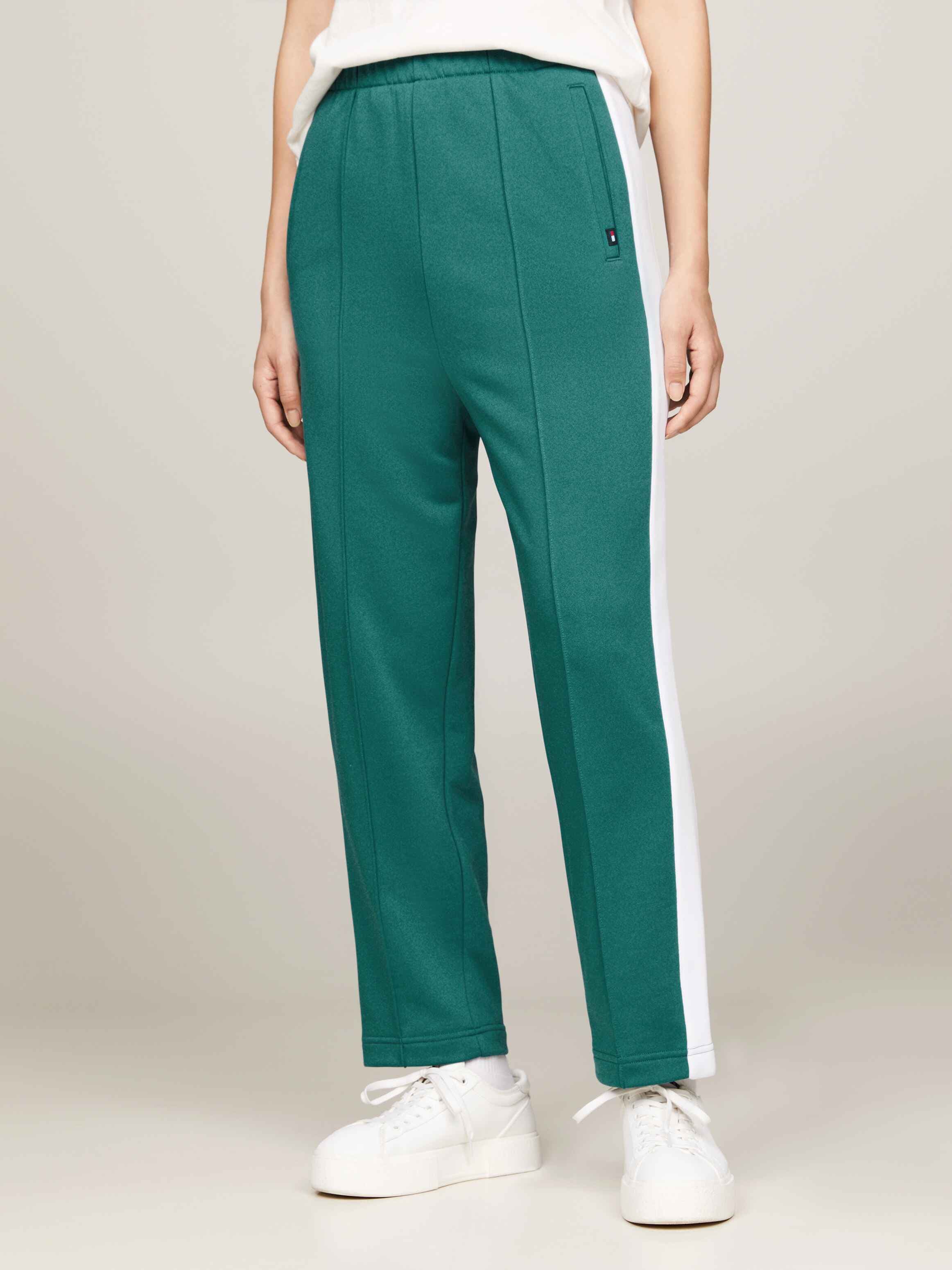 Varsity Stripe Tapered Flare Fit Joggers