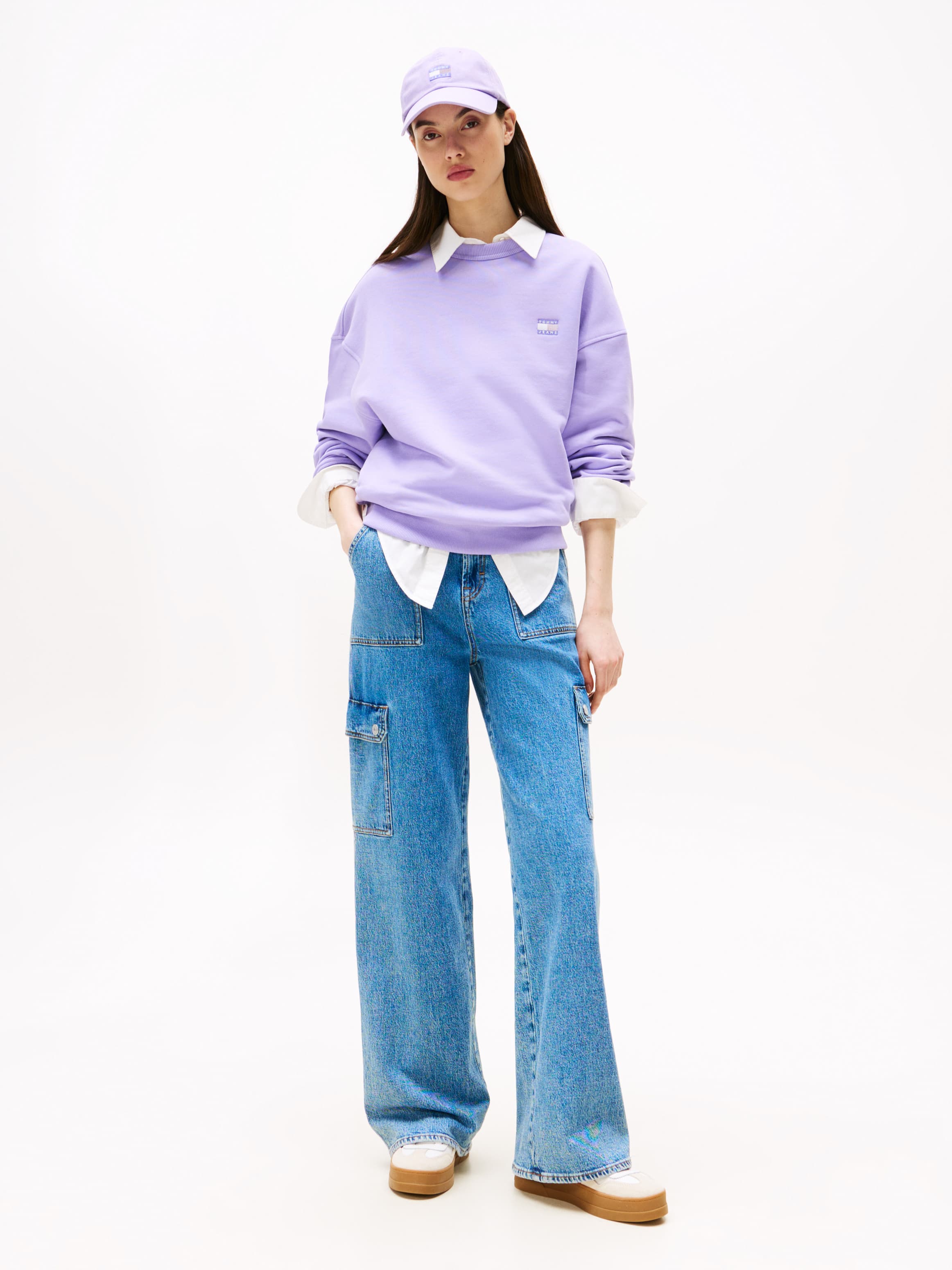 Claire High Rise Wide Cargo Jeans