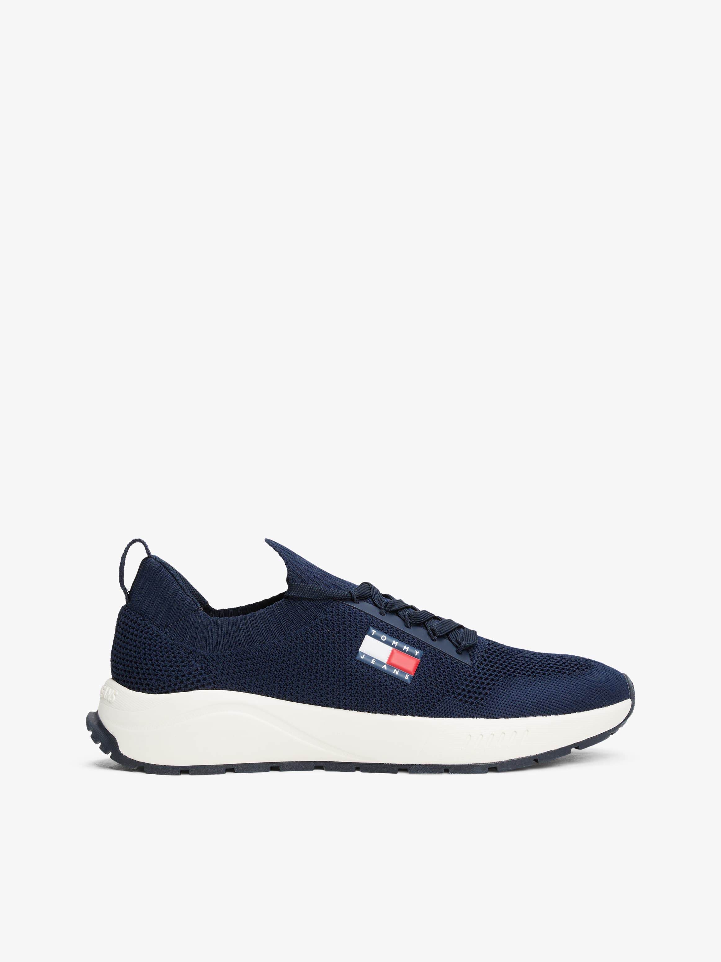 Logo Embossed Knit Trainers