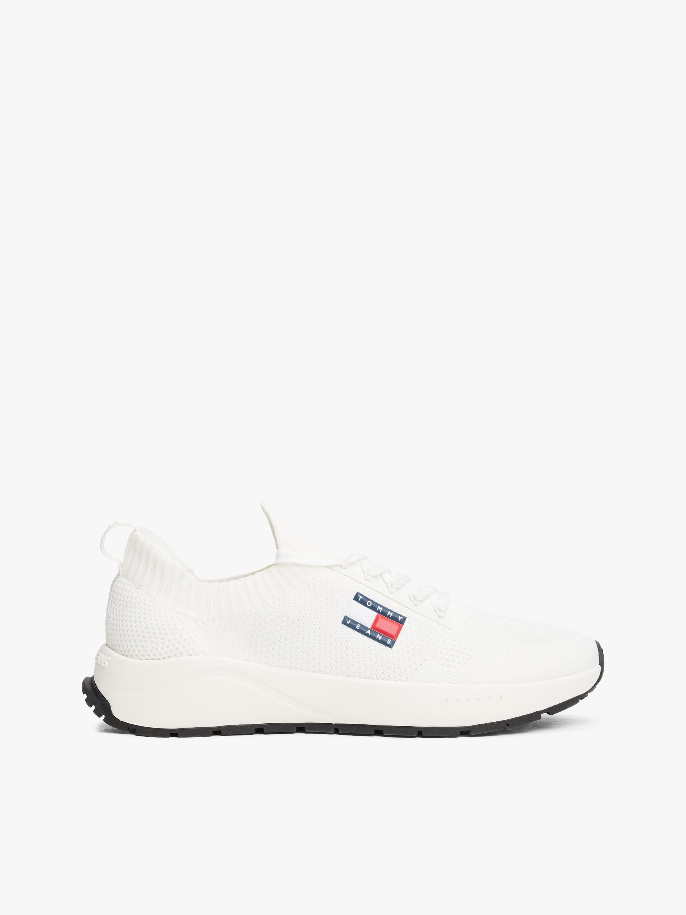 Logo Embossed Knit Trainers