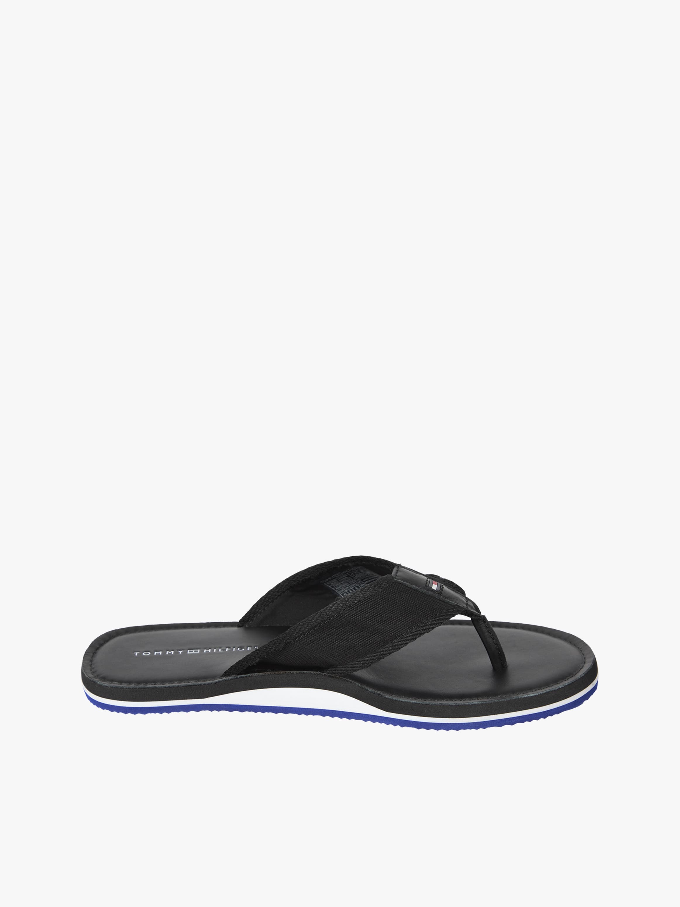 Logo Canvas Strap Flip-Flops