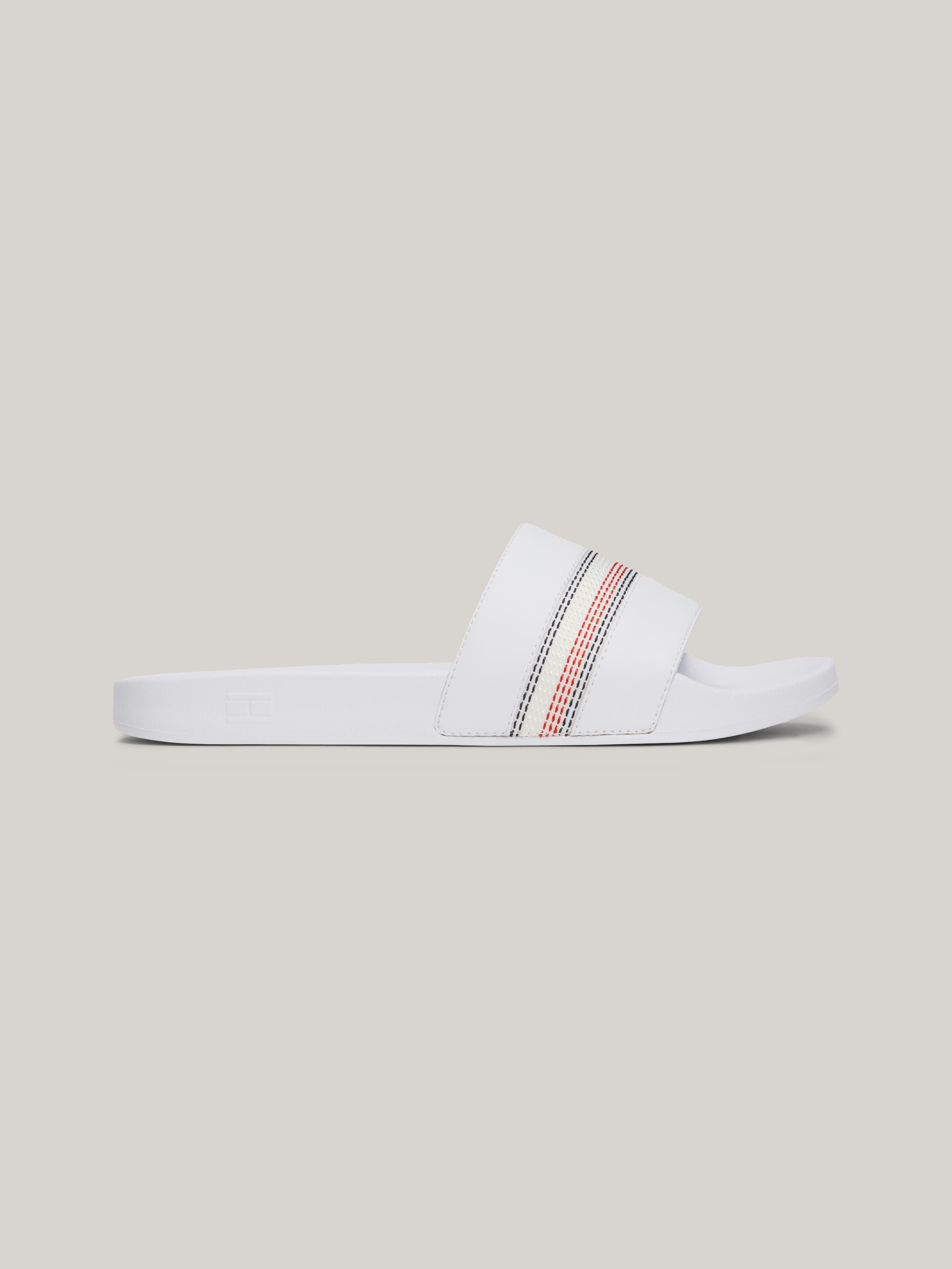 Global Stripe Topstitch Pool Slides