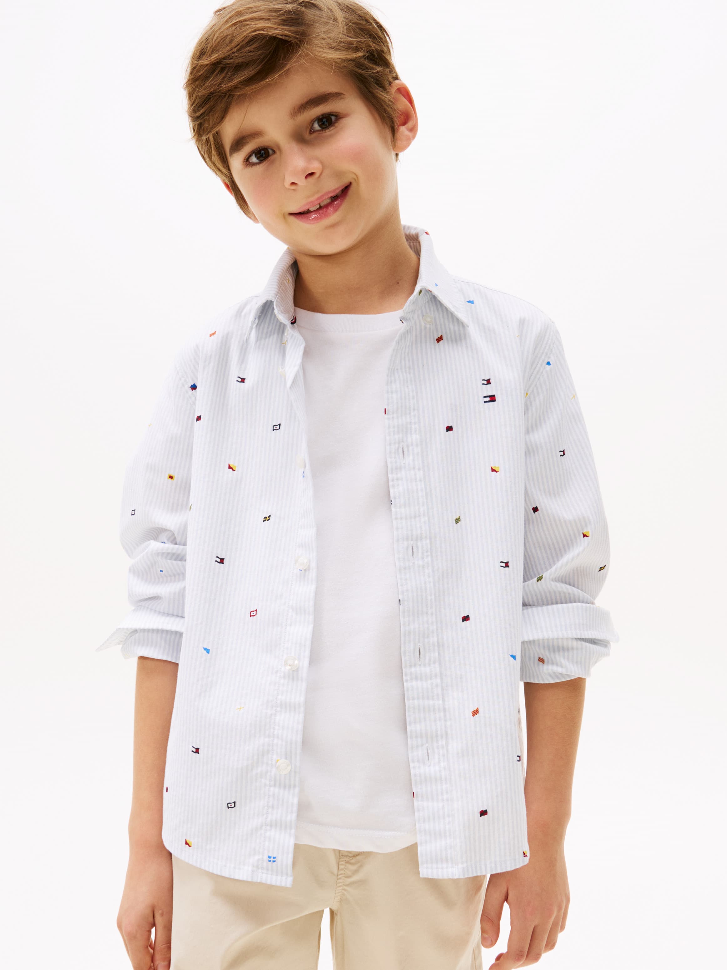 All Over Flag Printed Shirt