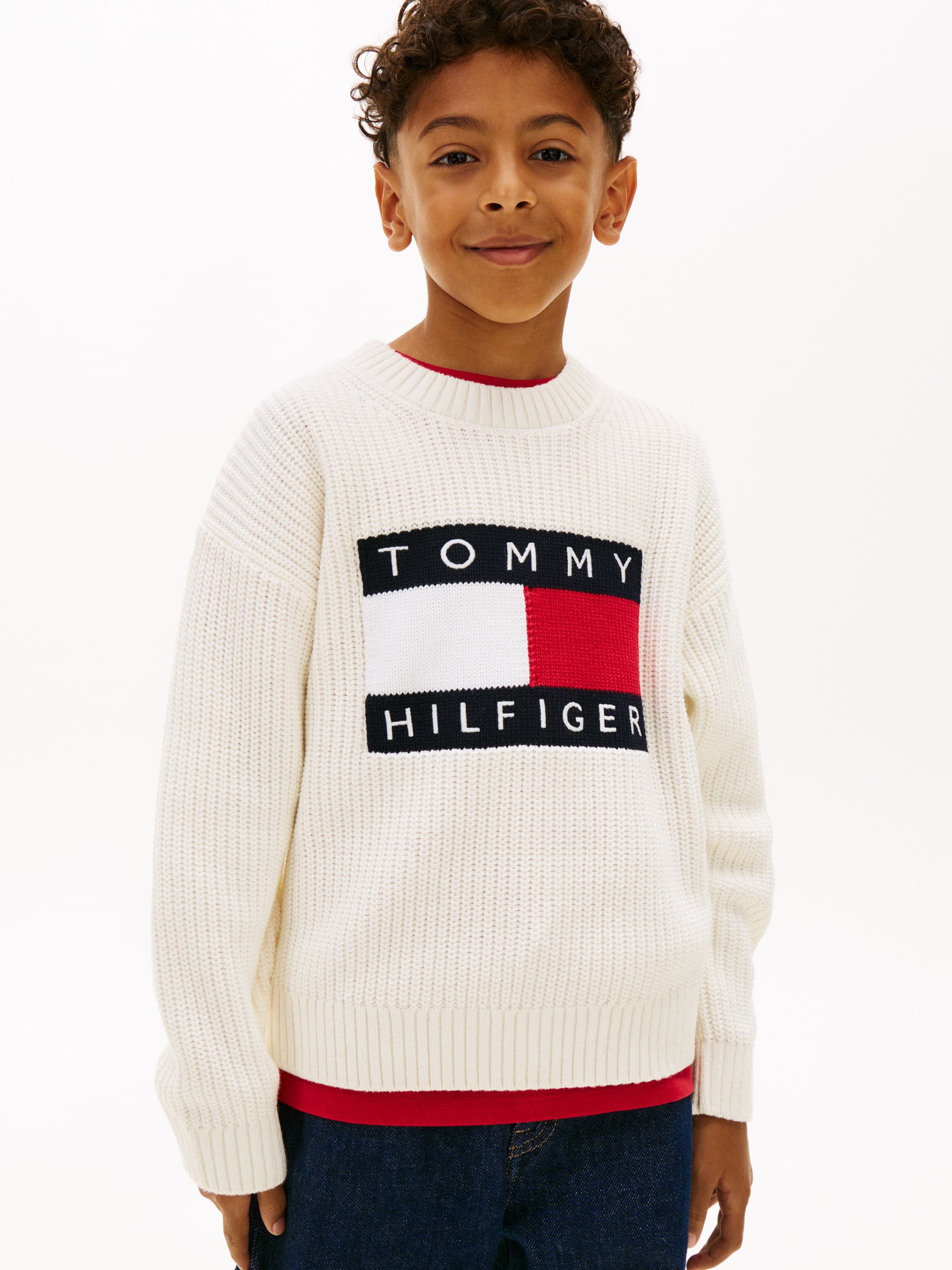 Heritage Flag Chunky Knit Jumper