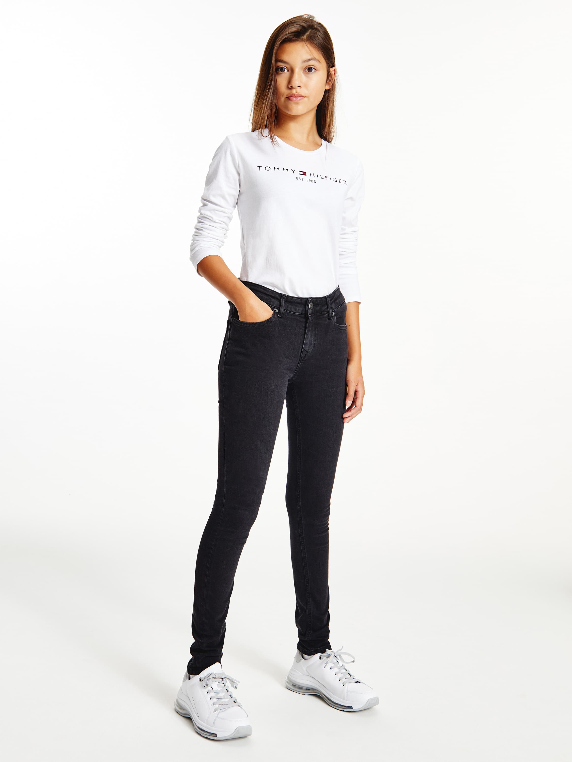 Nora Skinny Faded Jeans