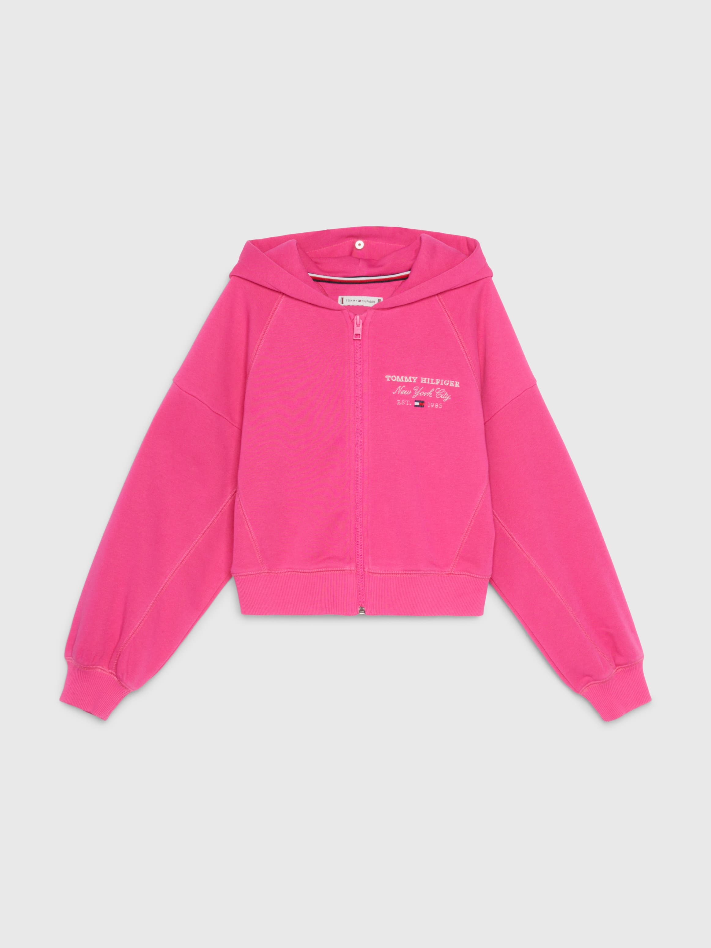 Back Logo Zip-Thru Hoody