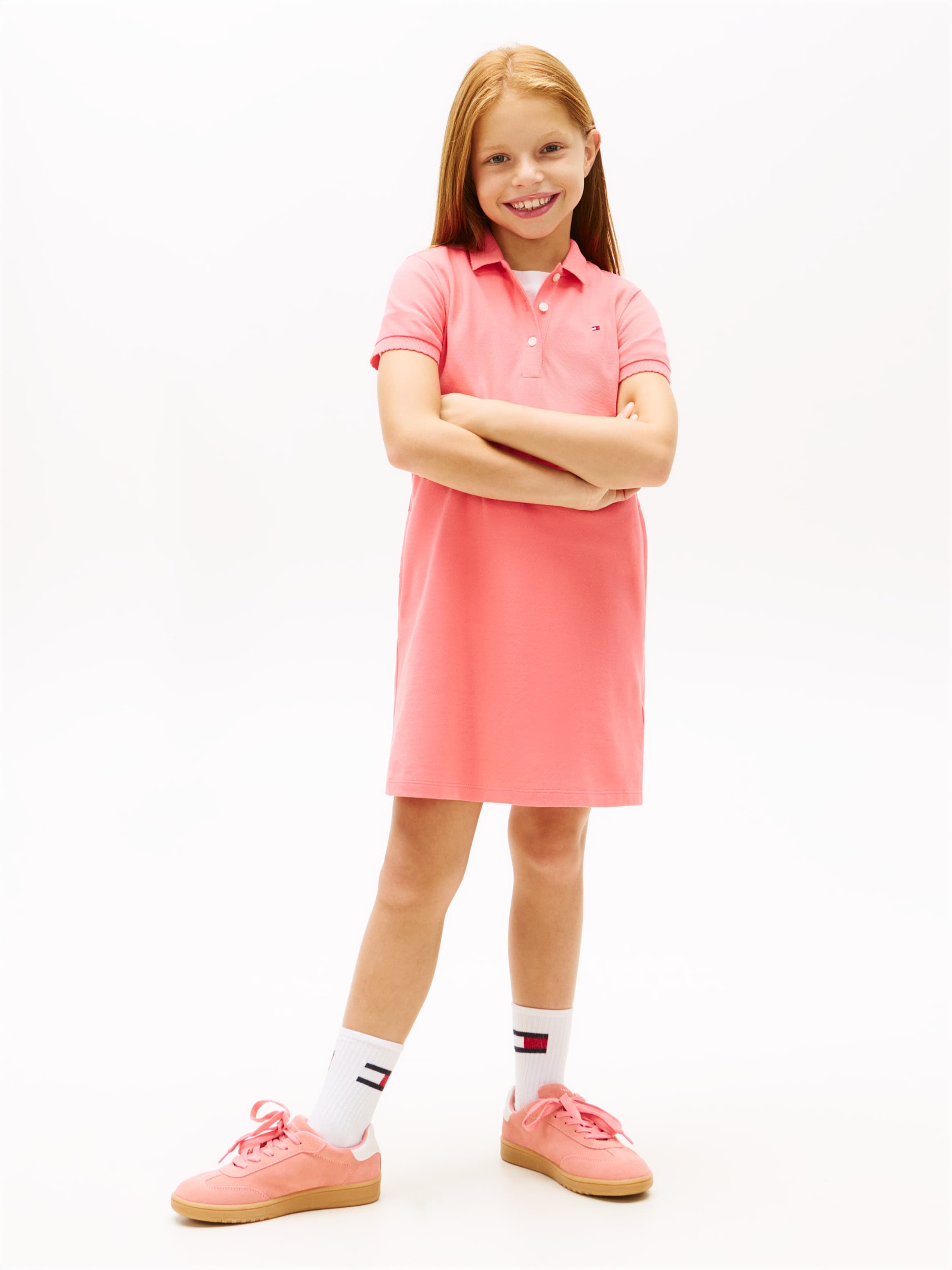 Essential Pique Short Sleeve Polo Dress