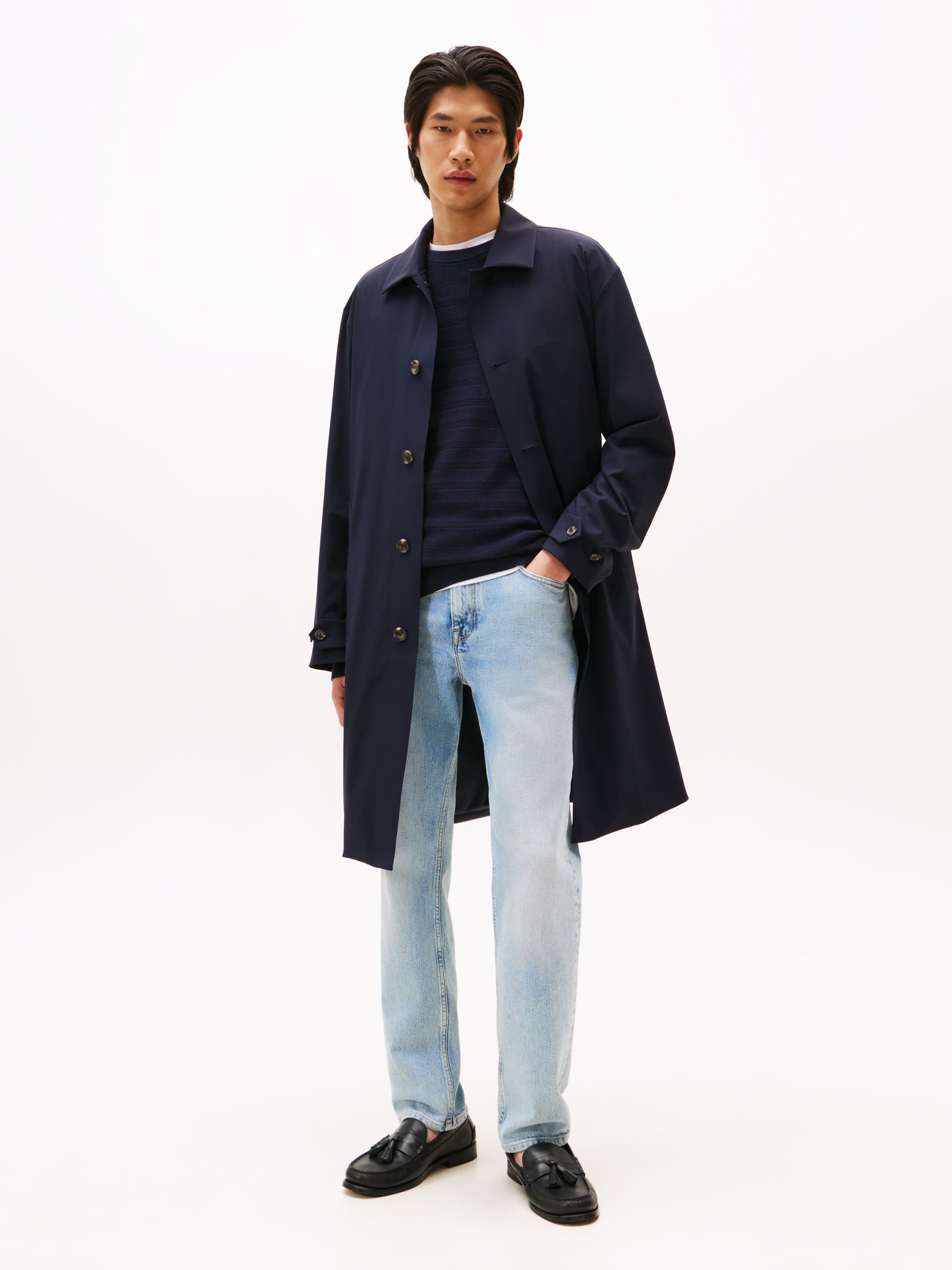 Denton Faded Straight Leg Jeans