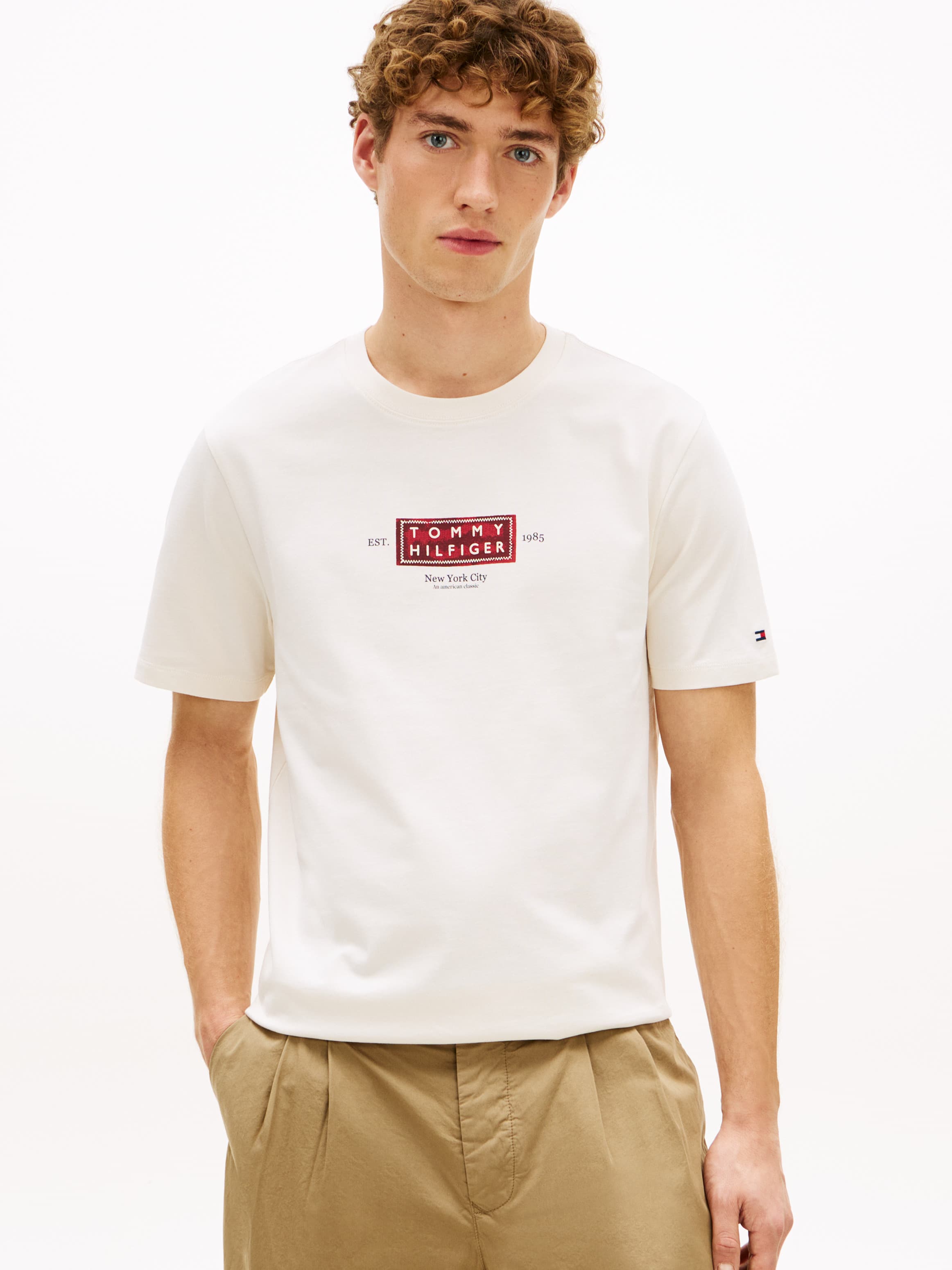 Heritage Logo Jersey Crew Neck T-Shirt