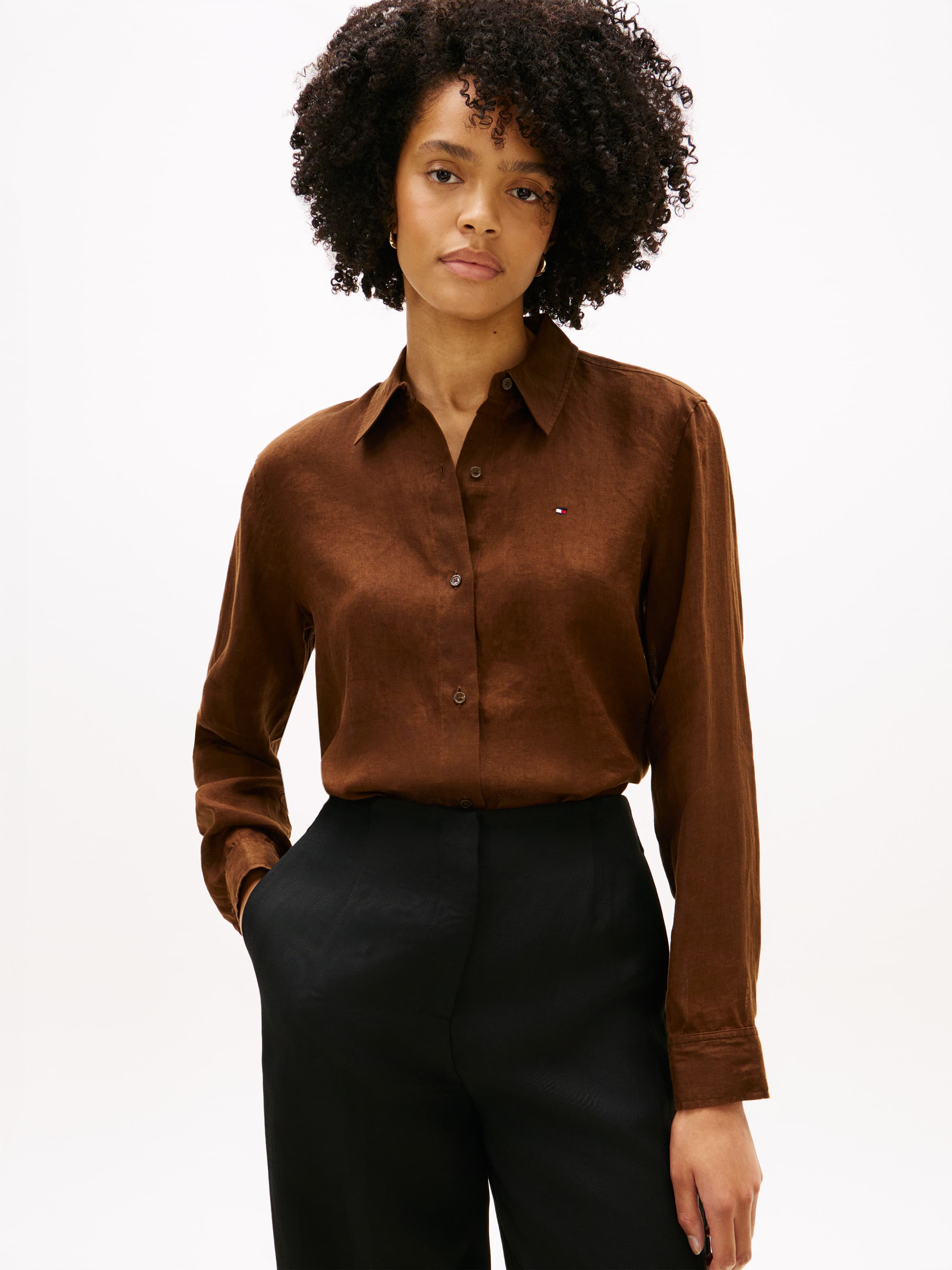 Relaxed Fit Pure Linen Shirt